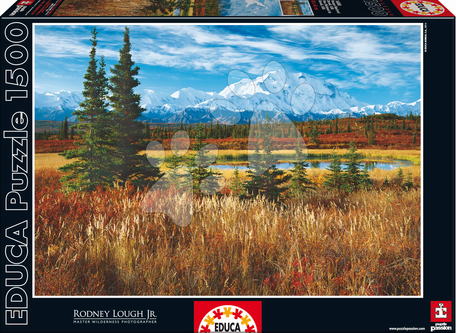 Puzzle 1500 dielne - Puzzle Denali National Park USA Educa 1500 dielov