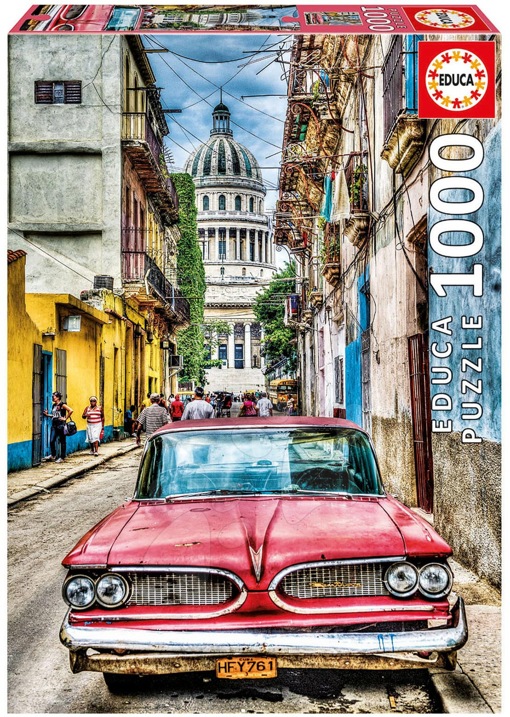 Levně Educa Puzzle Genuine Vintage car in old Havana 16754