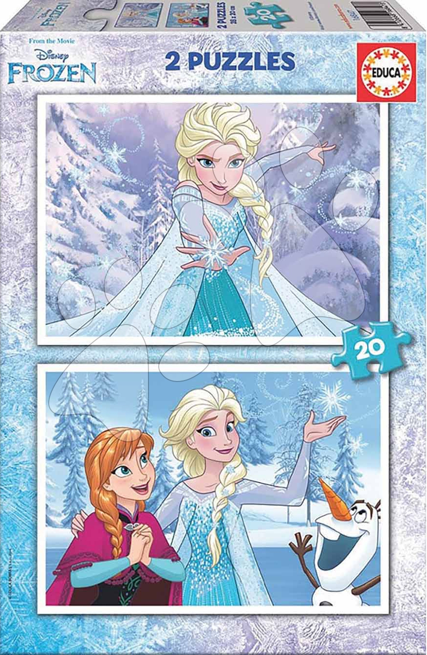 Detské puzzle Frozen Educa 2x20 dielov 16847