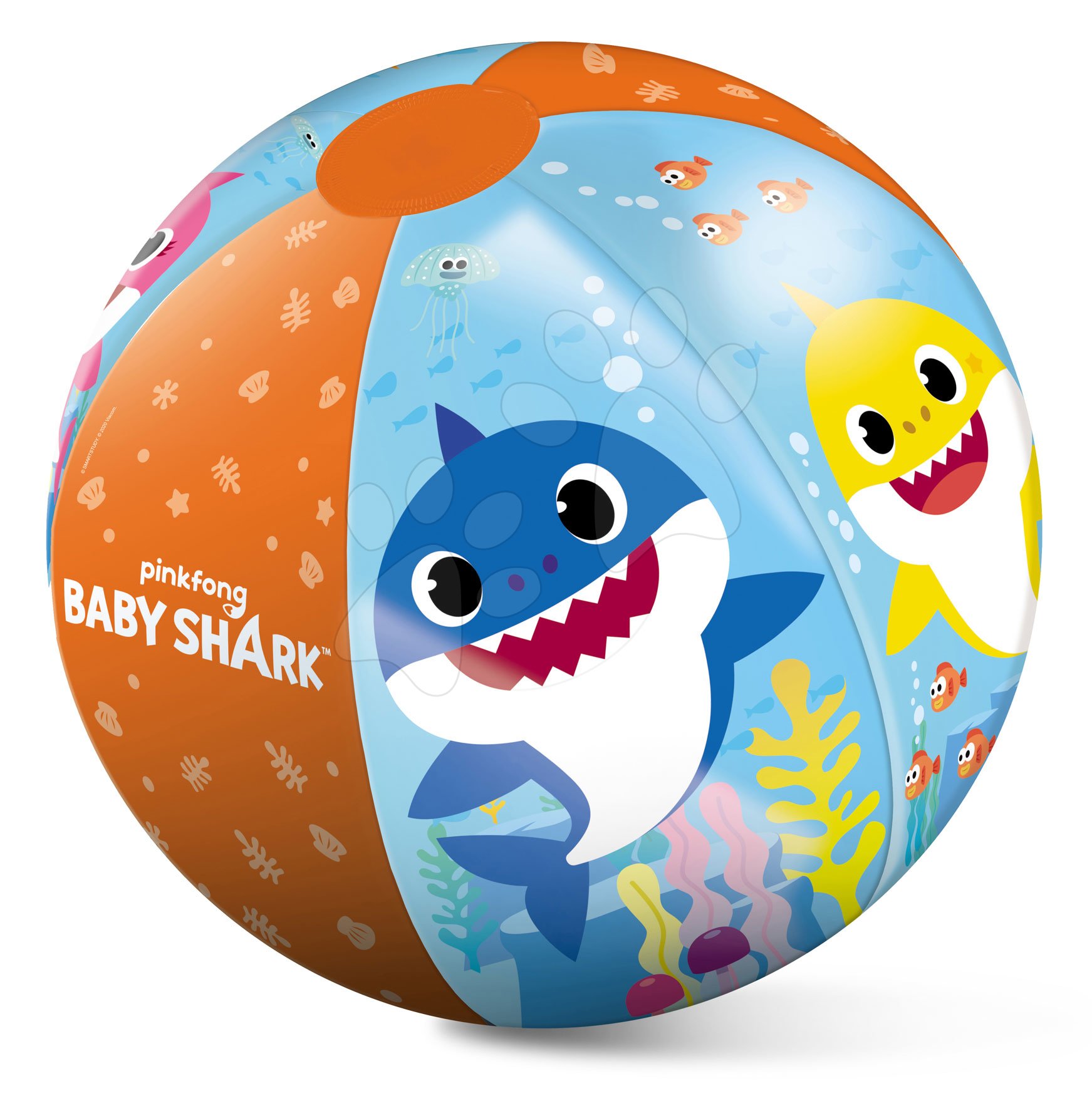 Felfújható strandlabda Baby Shark Beach Ball Mondo 50 cm 24 hó-tól