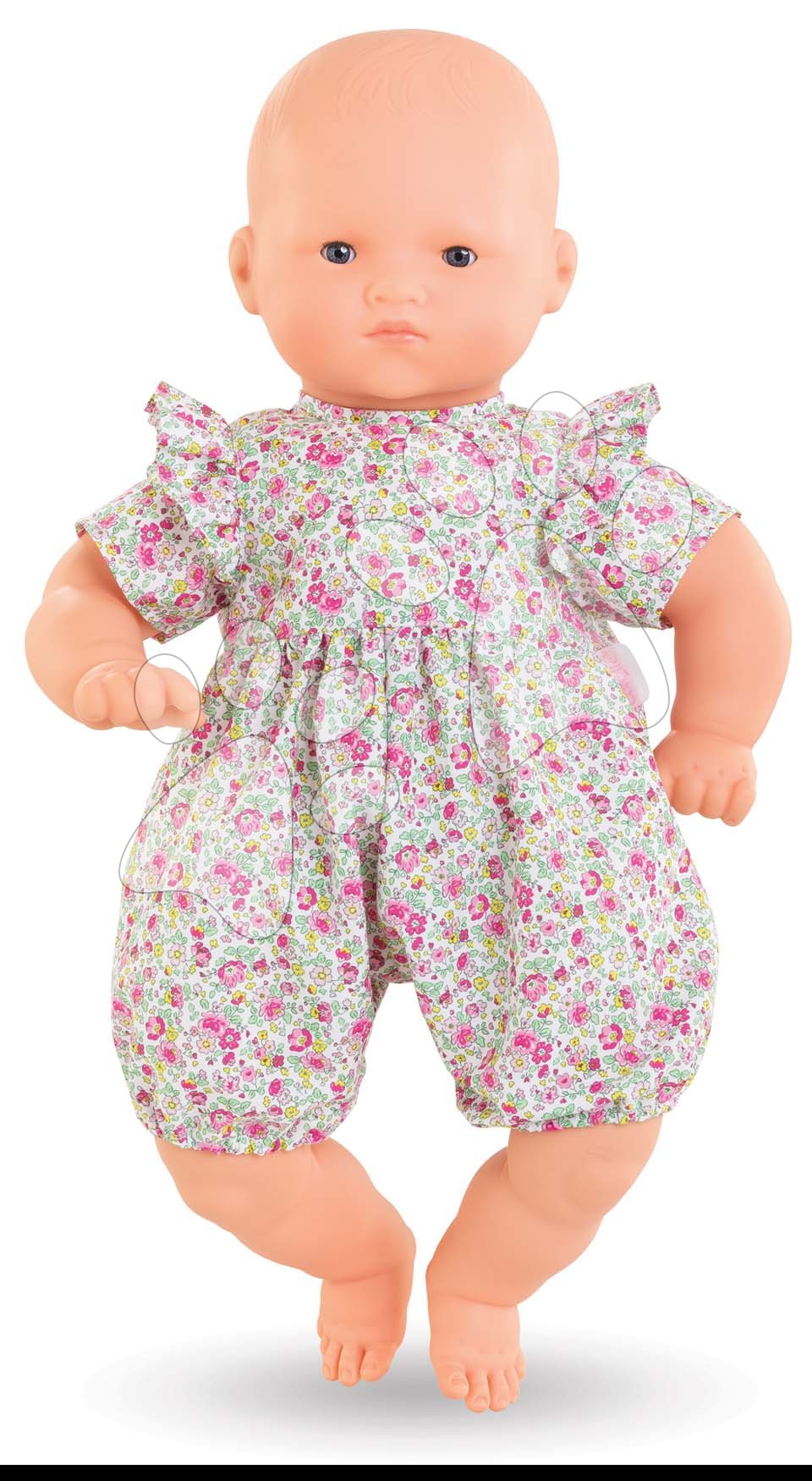 Igrače dojenčki od 24. meseca - Dojenček Bébé Chéri za oblačenje Mon Grand Poupon Corolle z modrimi mežikajočimi očkami 52 cm od 24 mes