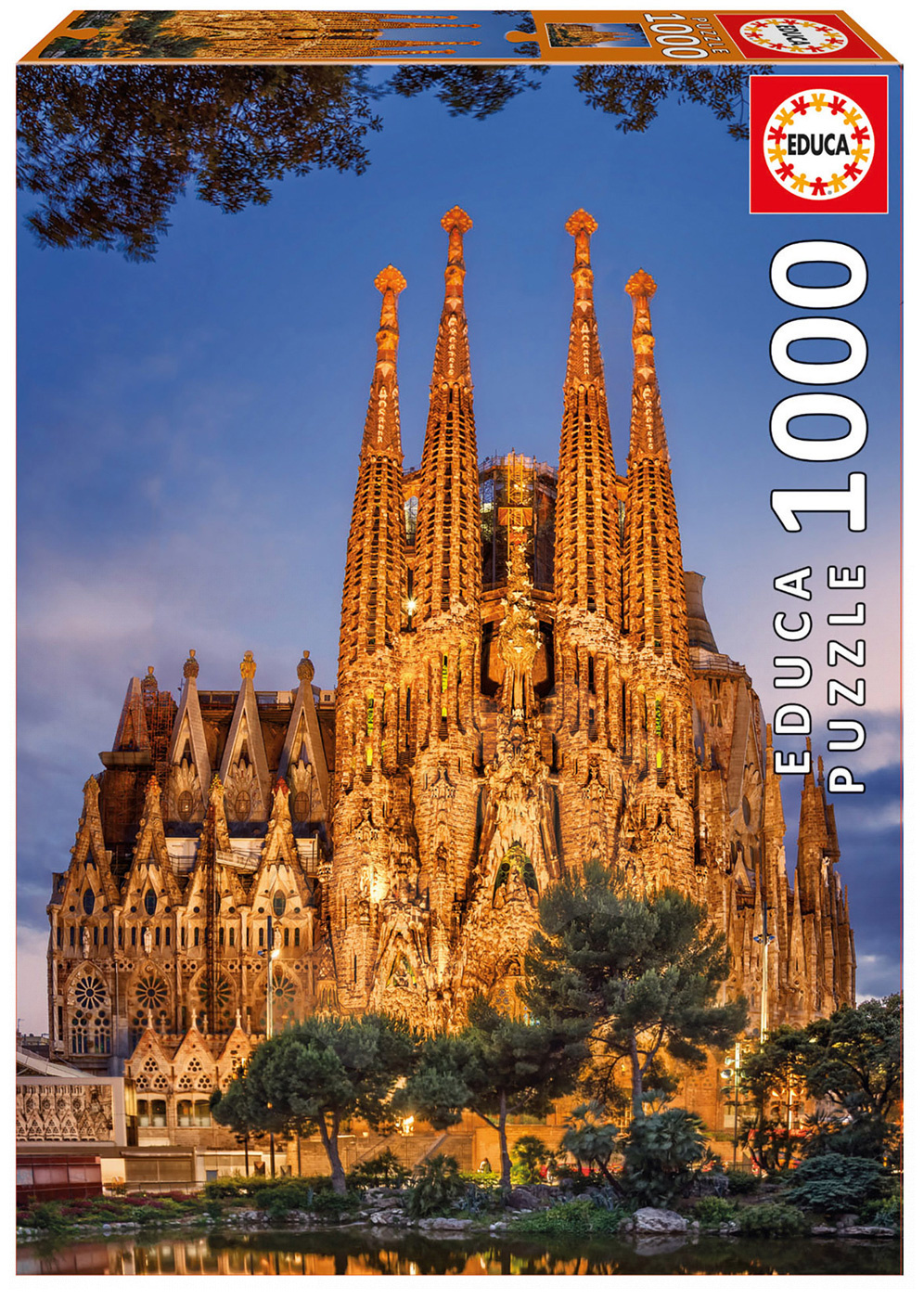 Levně Puzzle Genuine Sagrada Familia Educa 1000 dílků od 11 let