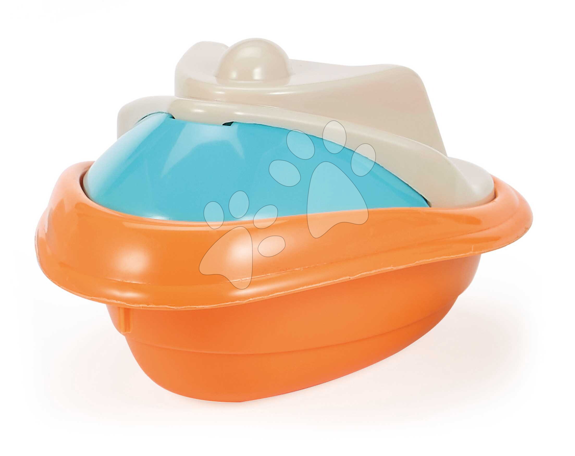 Čln Boat Écoiffier dĺžka 13 cm oranžový od 18 mes