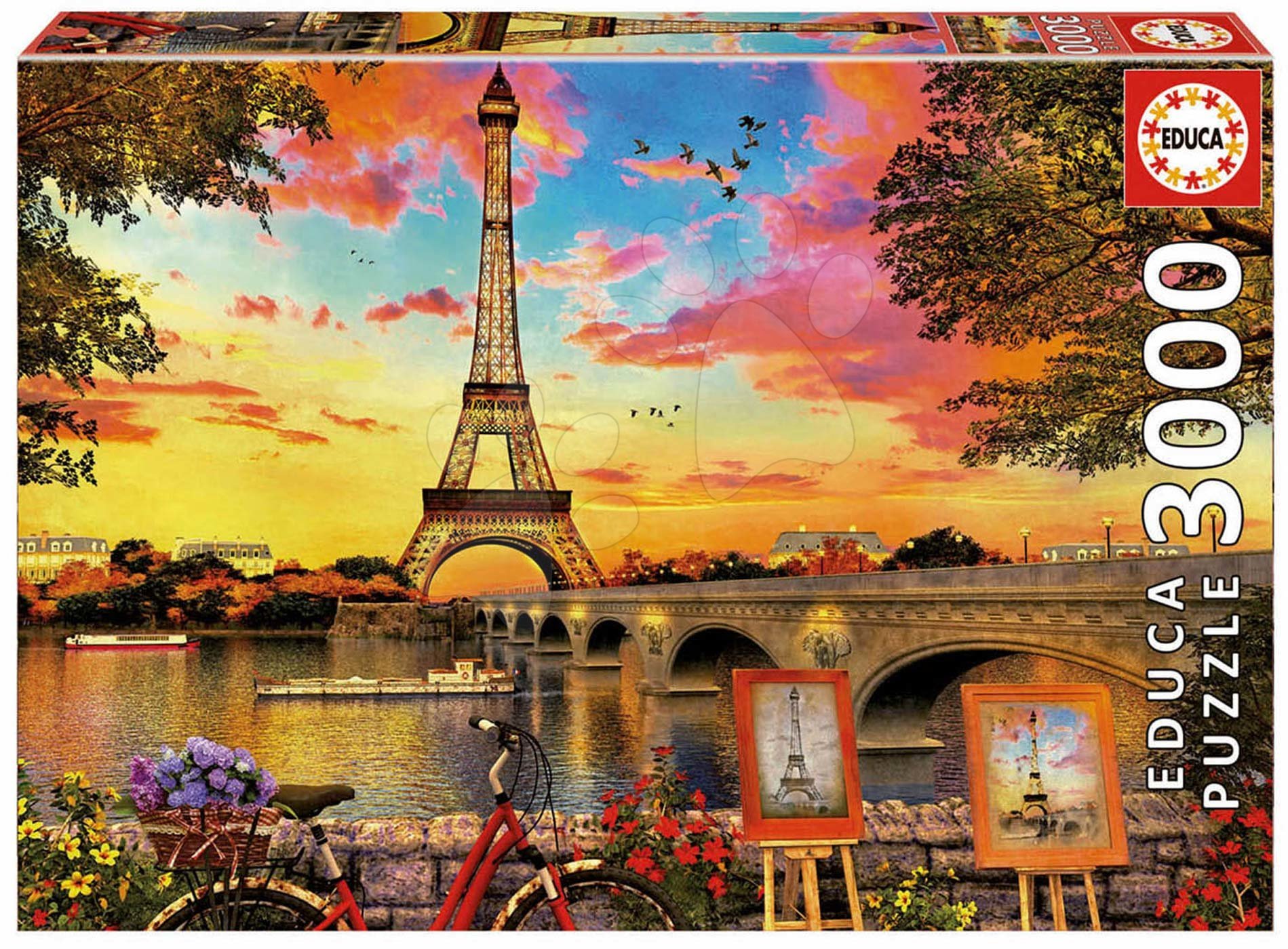 Educa puzzle Sunset in Paris Educa 3000 darabos 17675