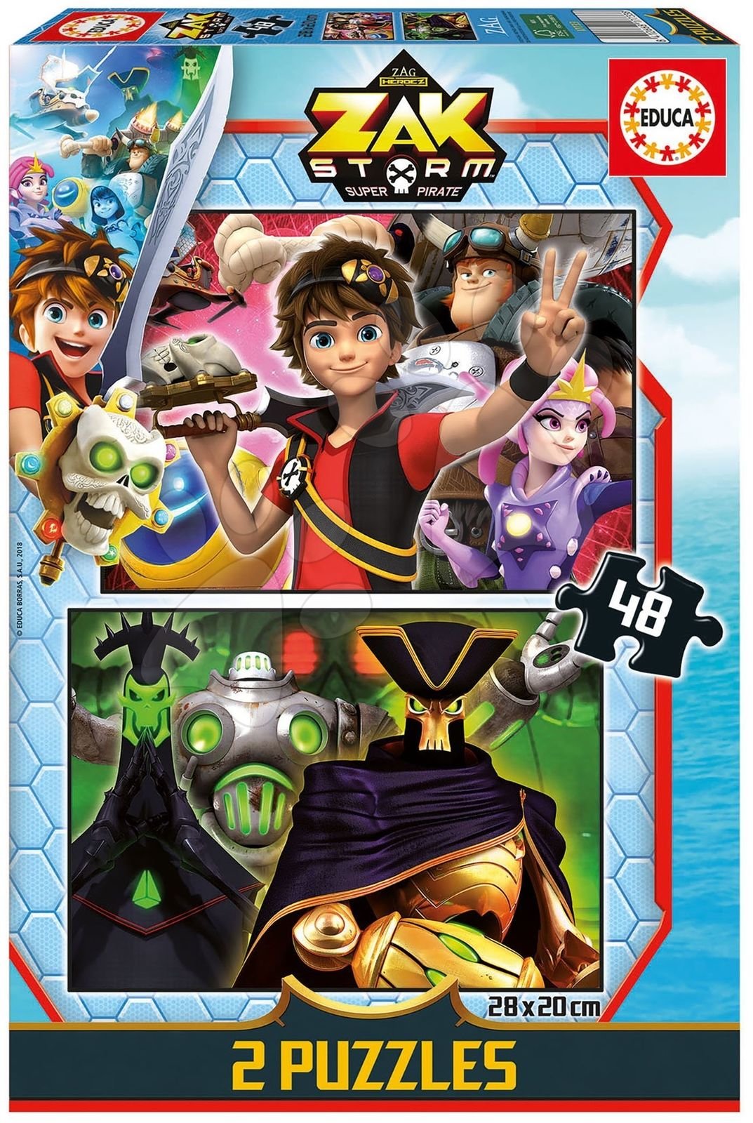 E-shop Puzzle Zak Storm Educa 2x48 dielov od 4 rokov