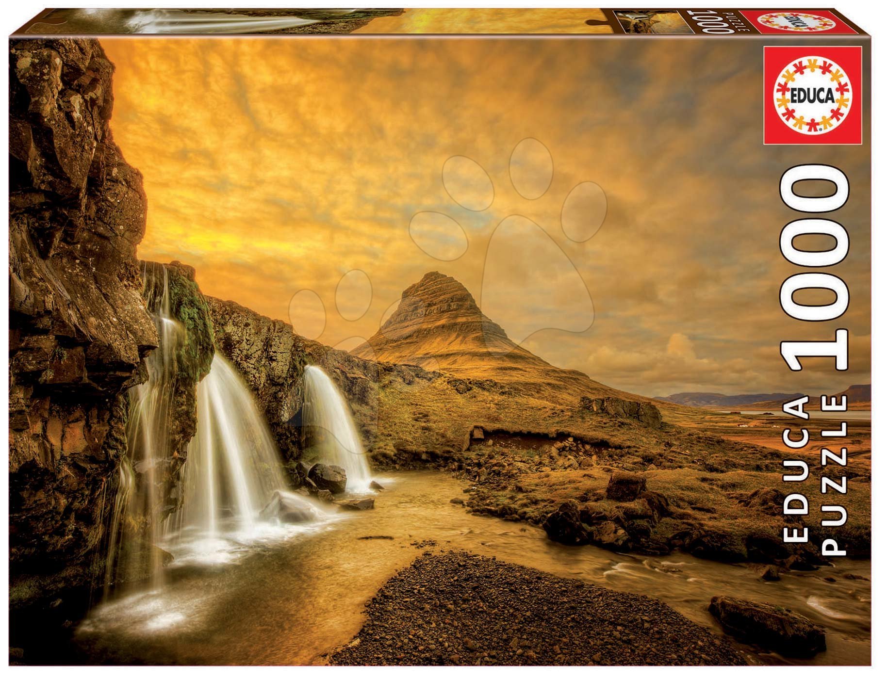 E-shop Educa puzzle Kirkjufellsfoss Watterfall Iceland 1000 dielov a fix lepidlo 17971