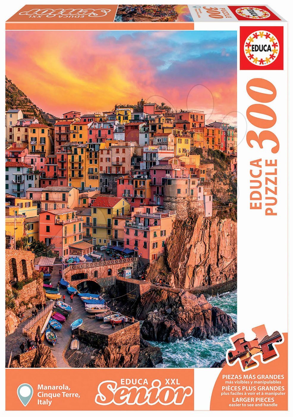 Educa puzzle Manarola, Cinque Terre Italy Senior XXL 300 darabos 17980