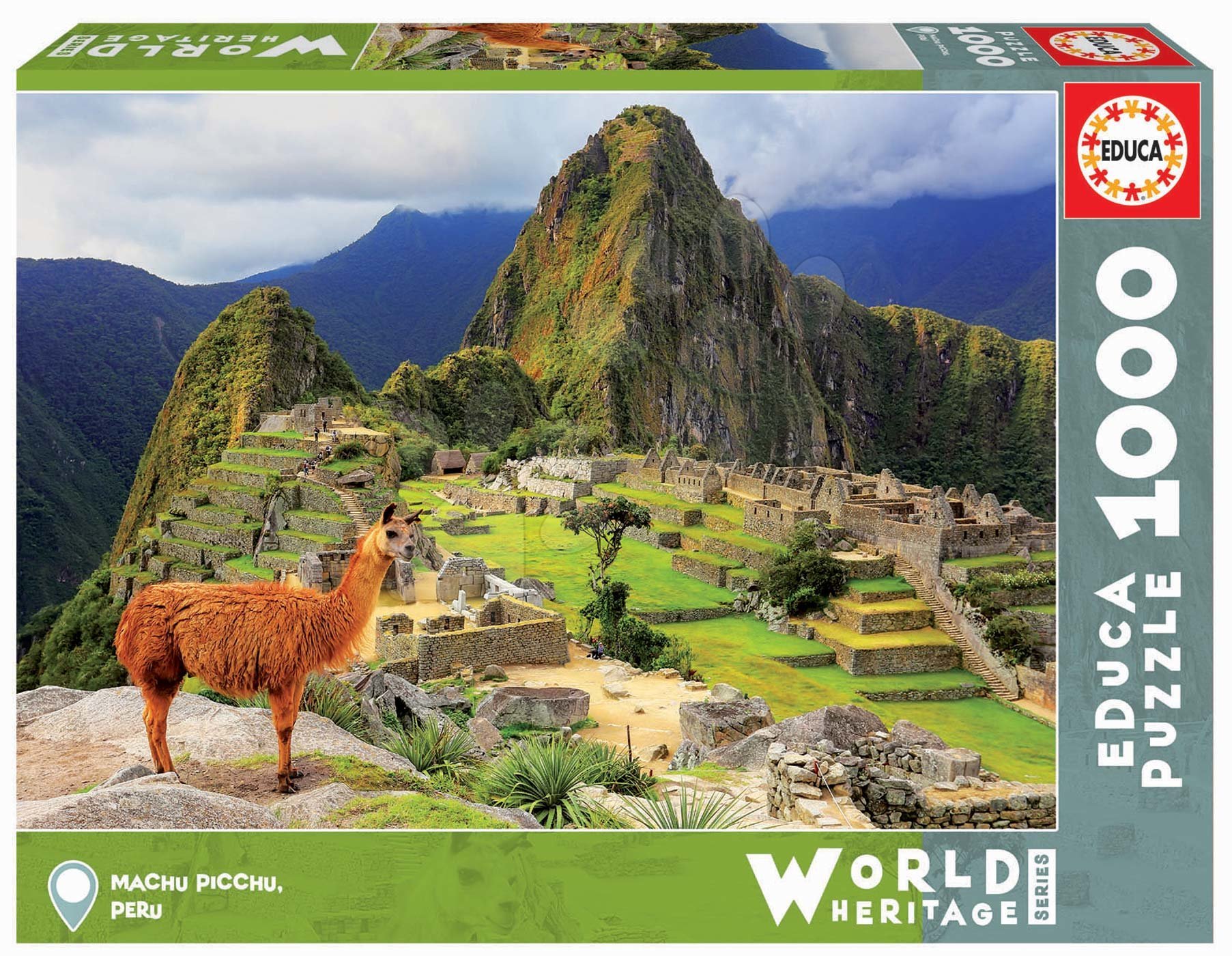 Educa puzzle Machu Picchu 1000 dílků a fix lepidlo 17999