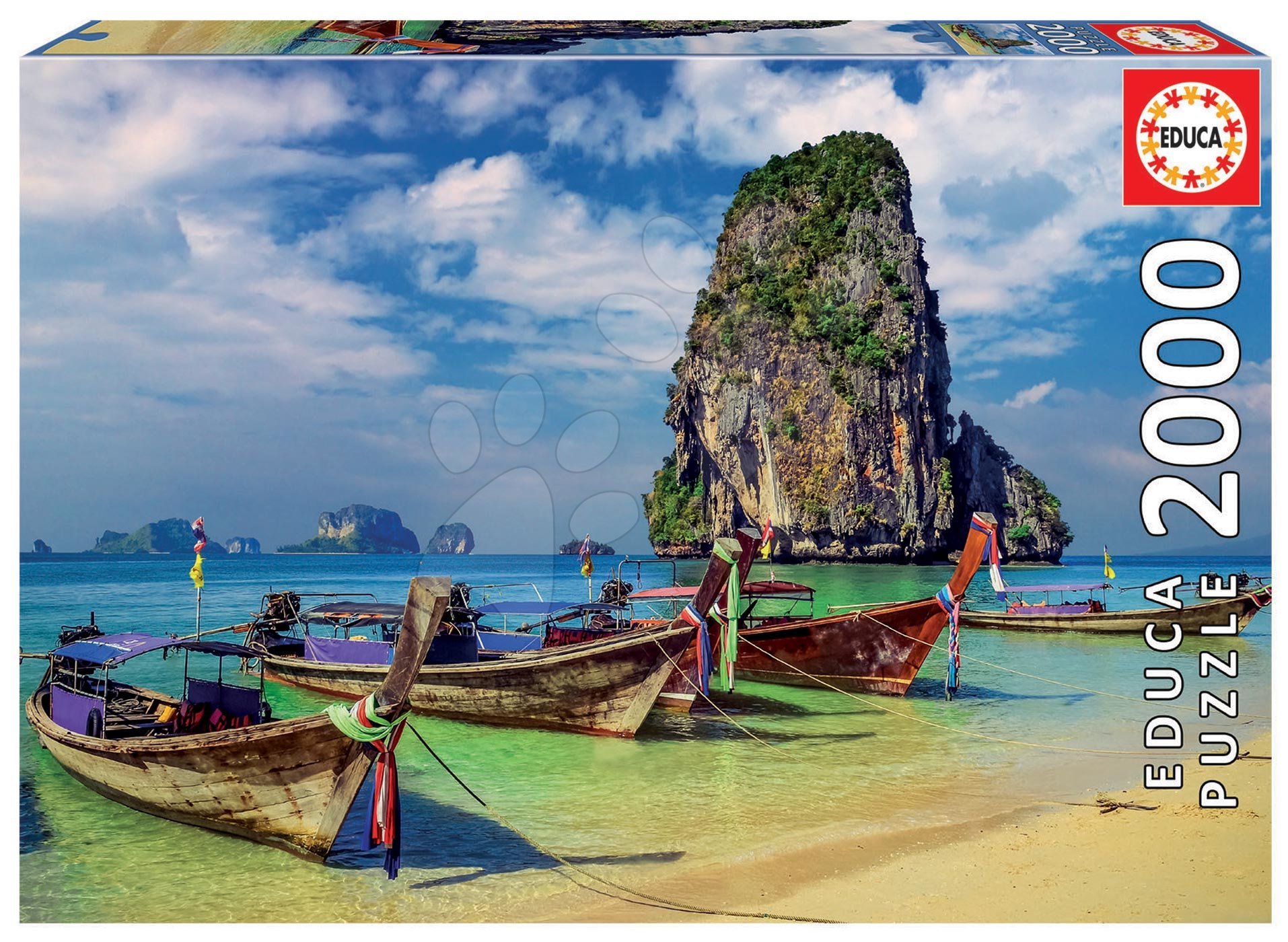 Educa puzzle Krabi Thailand 2000 darabos és fix ragasztó 18007