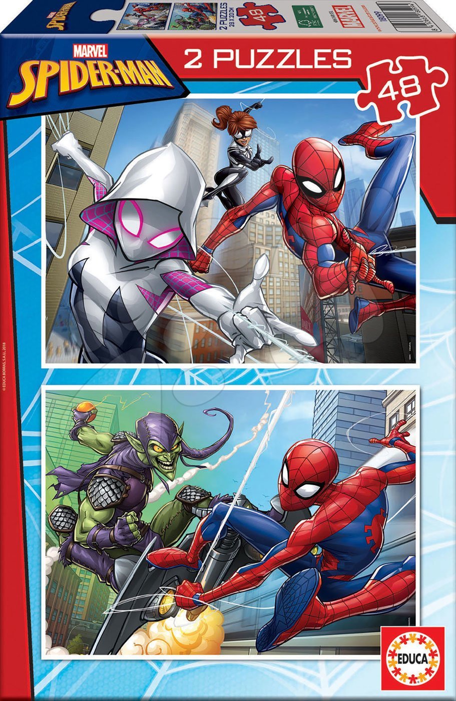 Puzzle Spiderman Educa 2x48 dílků od 4 let