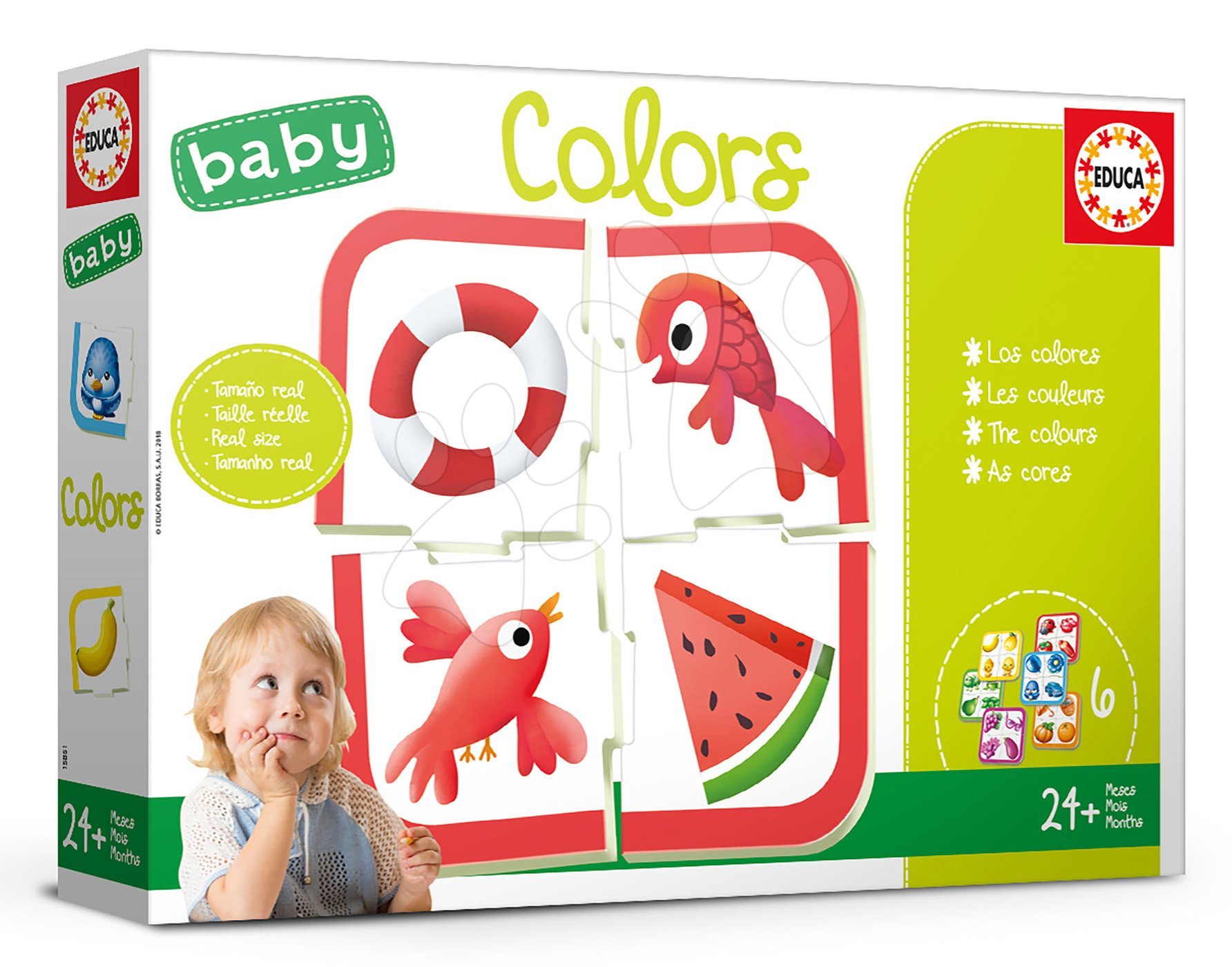 Naučná hra pro nejmenší Baby Colours Educa Učíme se barvy od 24 měsíců