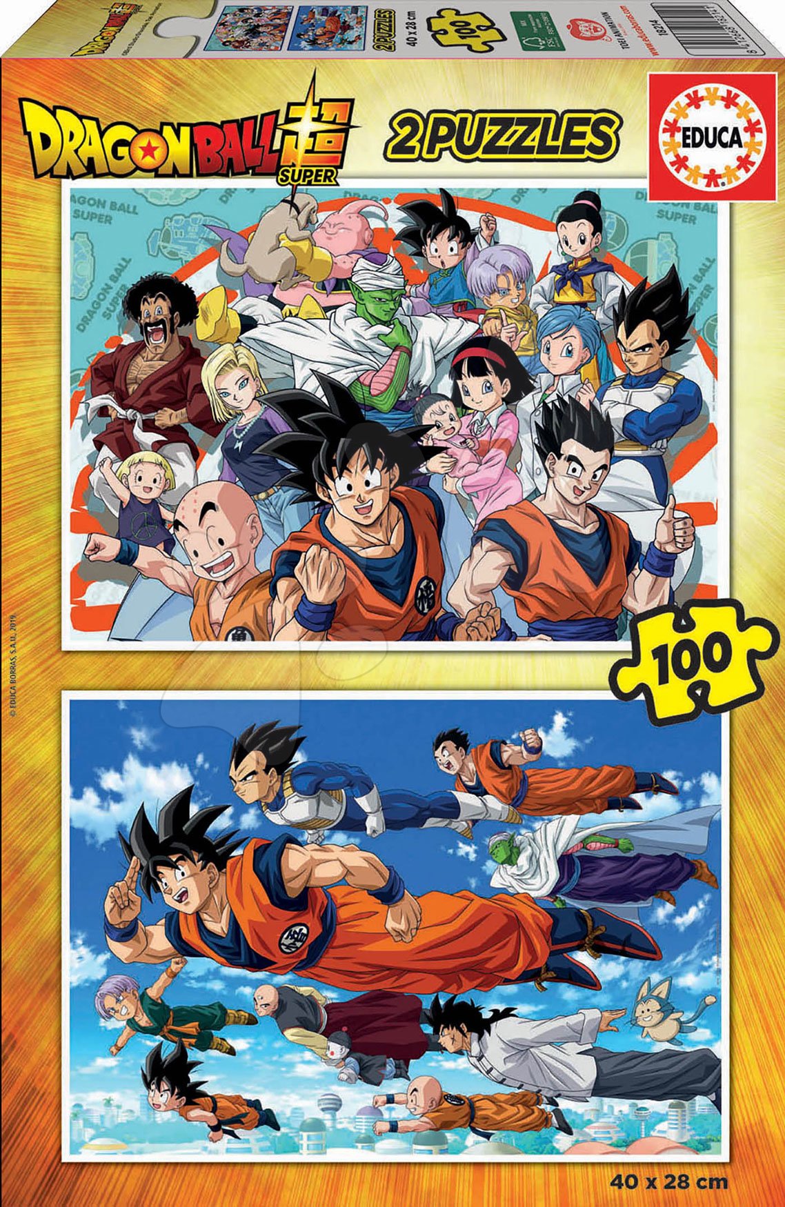 E-shop Puzzle Dragon Ball Super Educa 2x100 dielov od 6 rokov