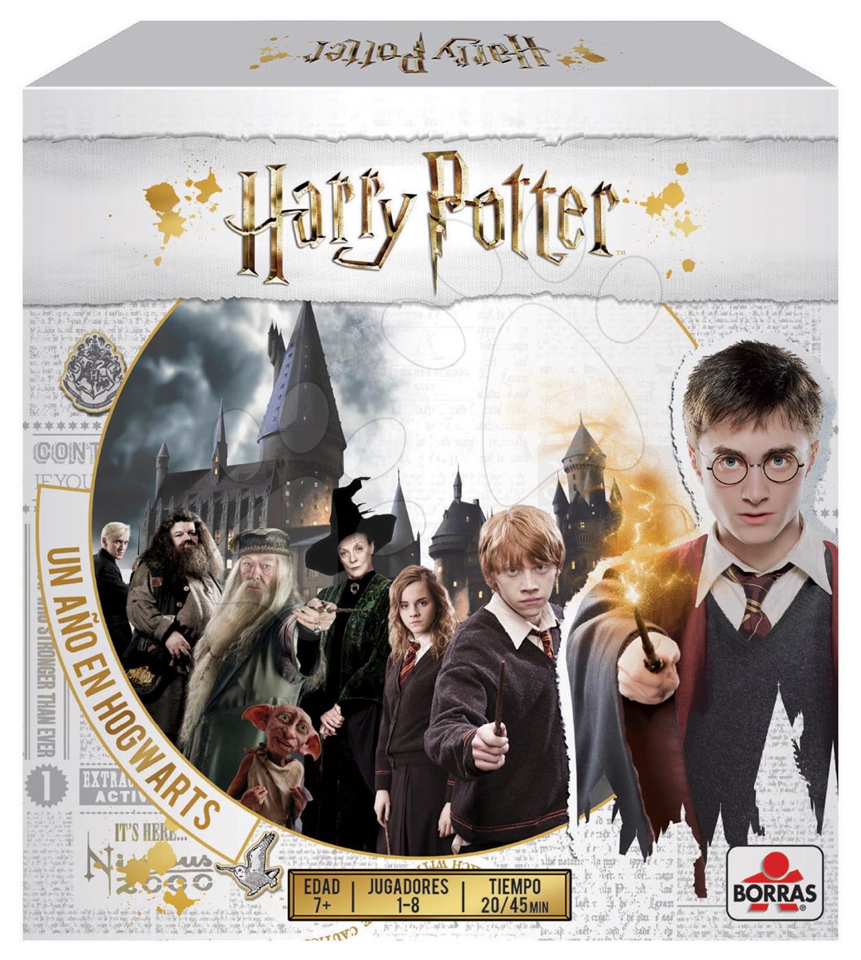 Társasjáték Harry Potter Borras Educa 1-8 játékos részére, spanyol nyelvű 7 évtől