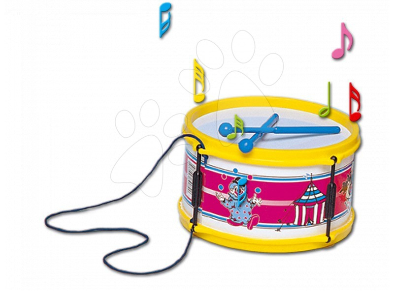 Detské hudobné nástroje - Veľký bubon Dohány s paličkami