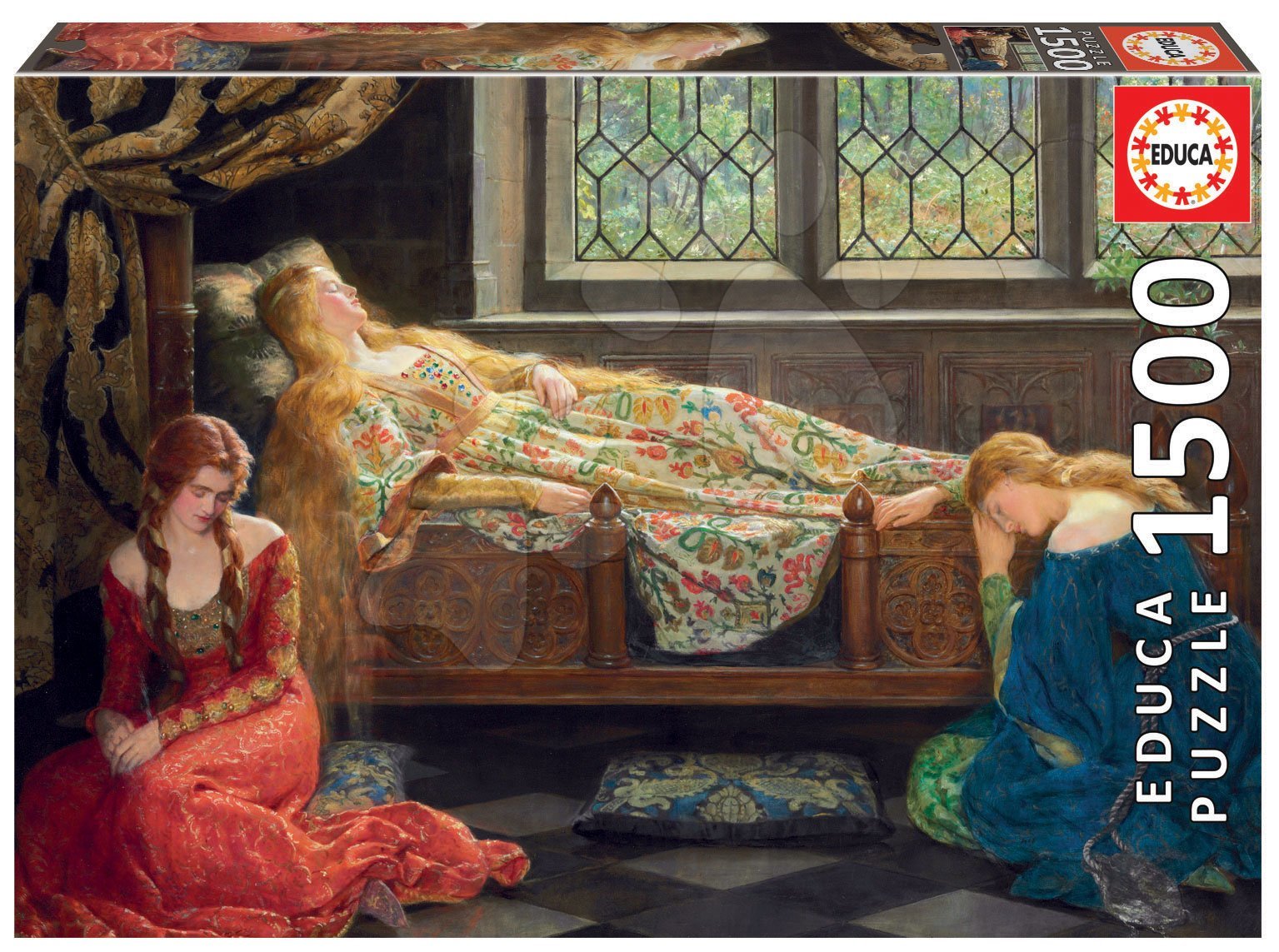 Puzzle Sleeping Beauty Educa 1500 dílků a Fix lepidlo od 11 let