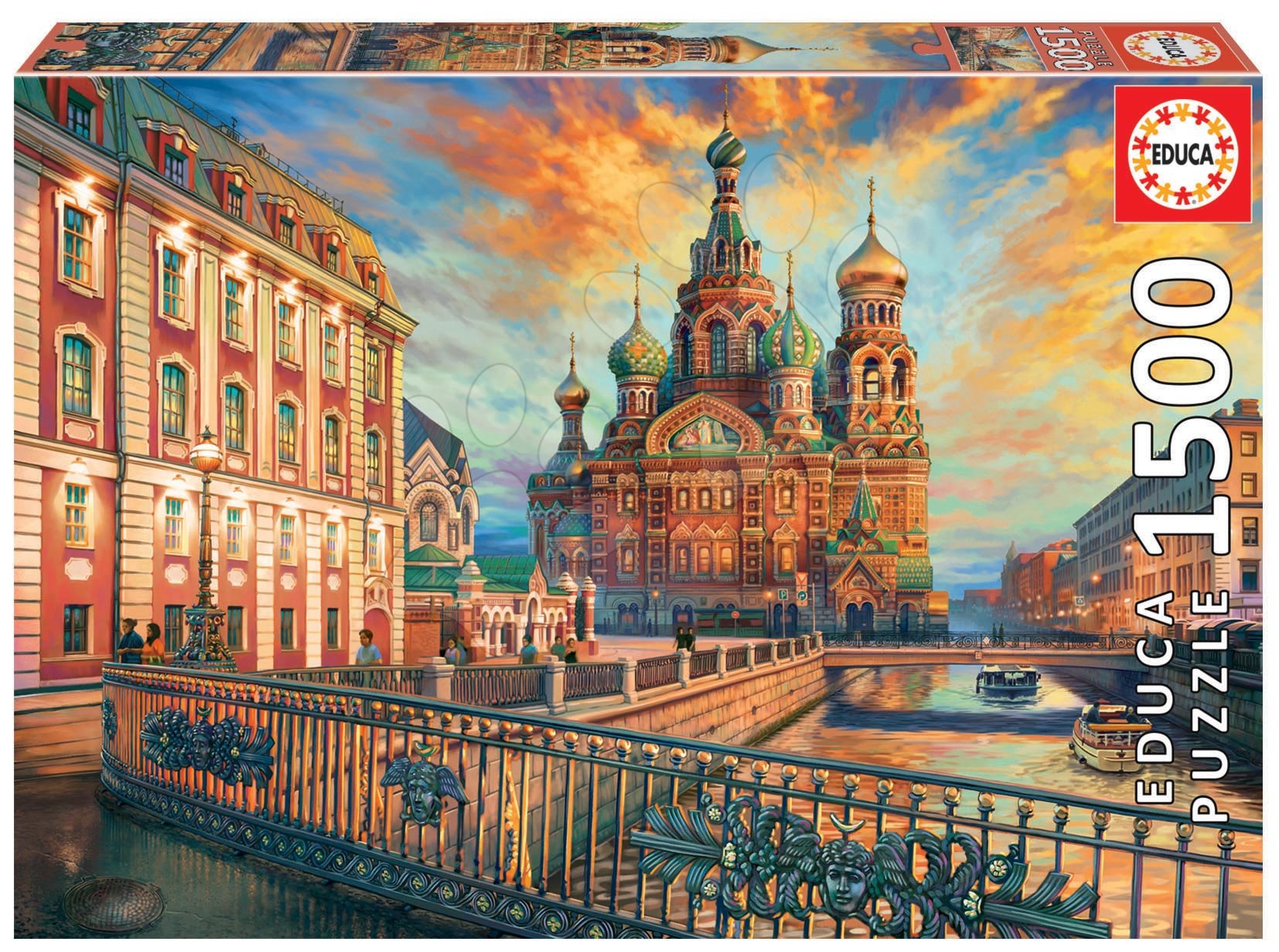 E-shop Puzzle Saint Petersburg Educa 1500 dielov a Fix lepidlo od 11 rokov