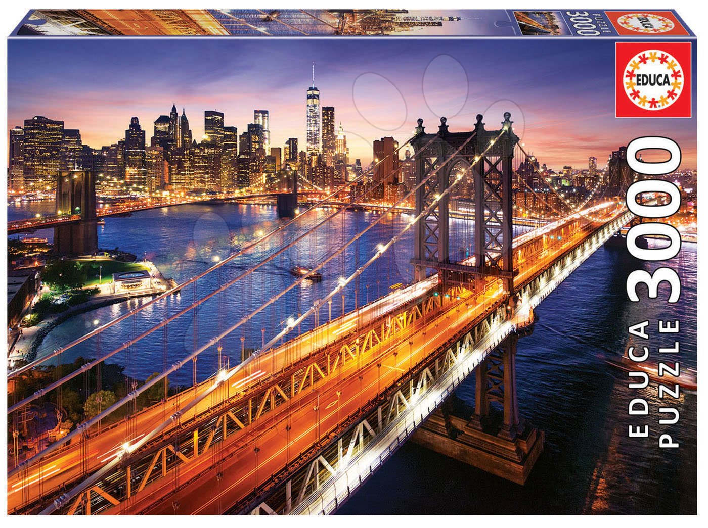 Puzzle Manhattan at Sunset Educa 3000 dielov od 11 rokov