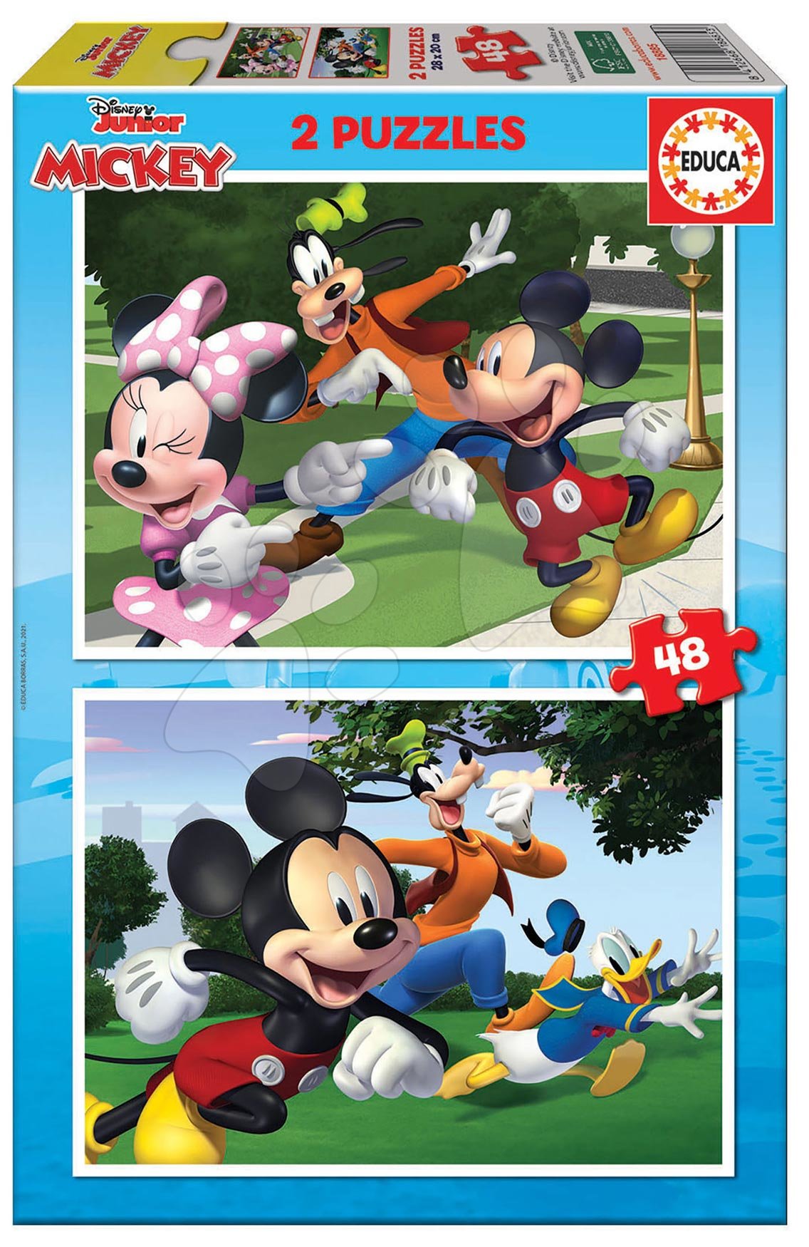 E-shop Puzzle Mickey&Friends Educa 2x48 dielov od 4 rokov