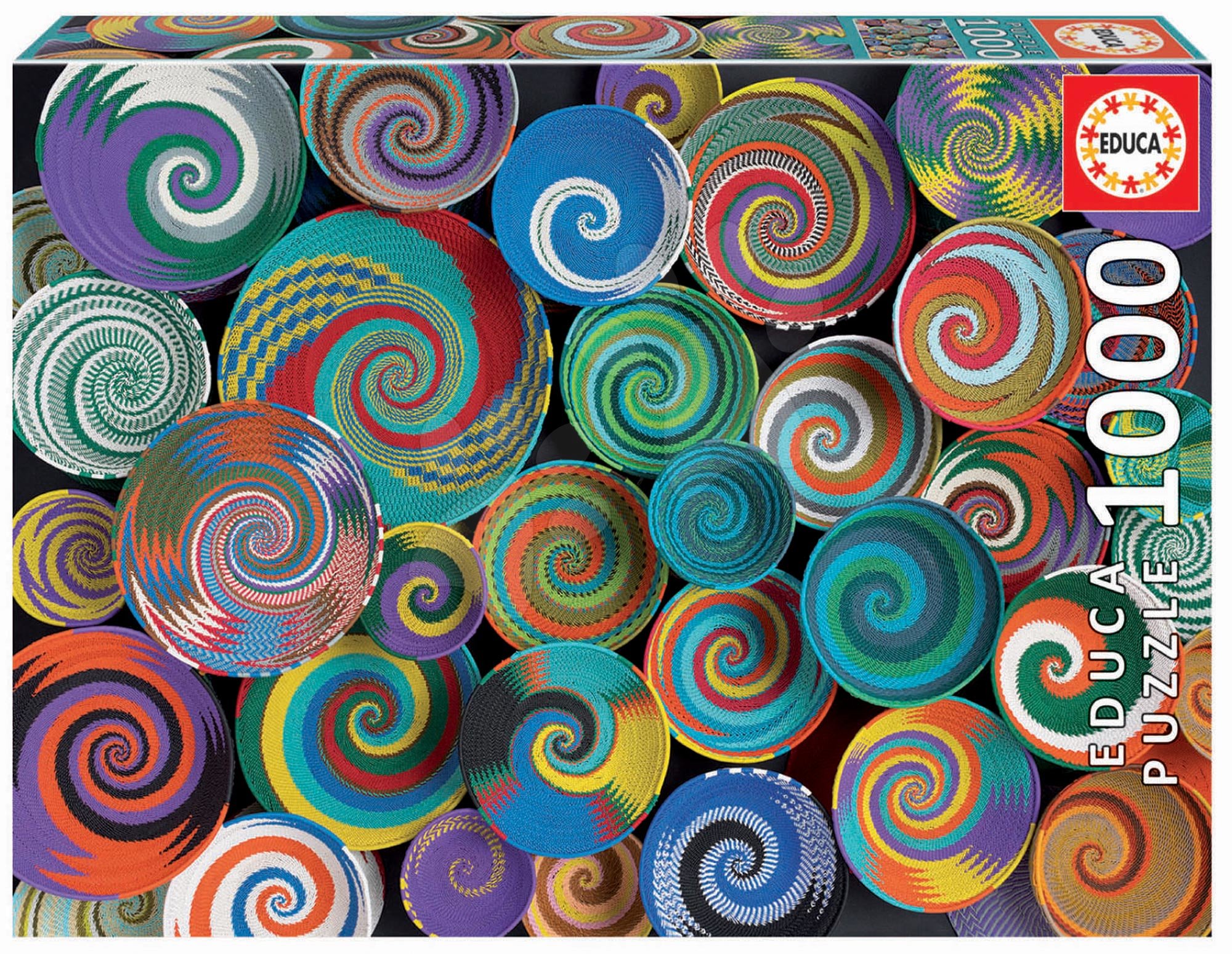 Puzzle Collage Andrea Tilk Educa 1000 dílků a Fix lepidlo v balení od 11 let