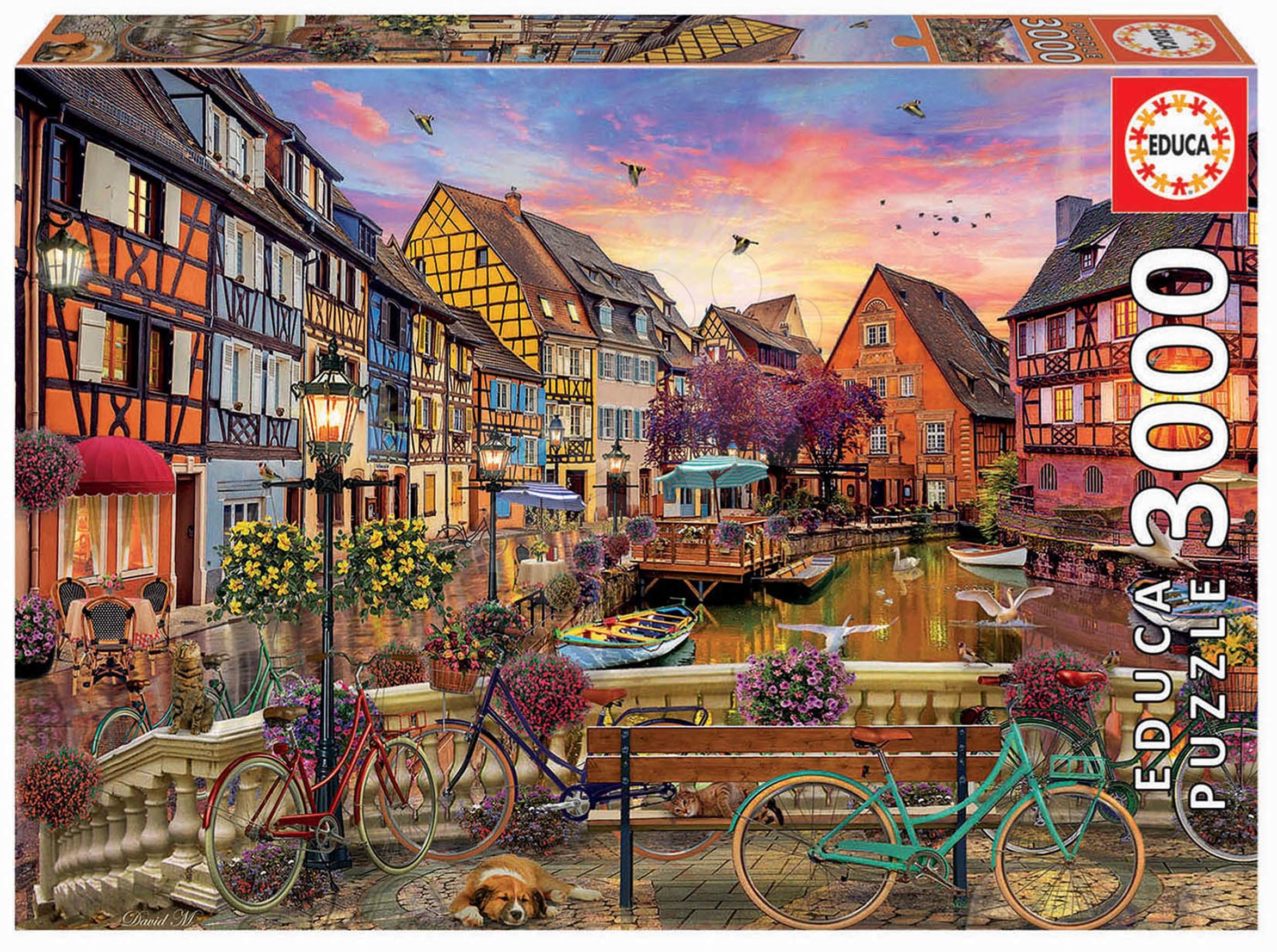 Puzzle Colmar France Educa 3000 darabos 11 évtől