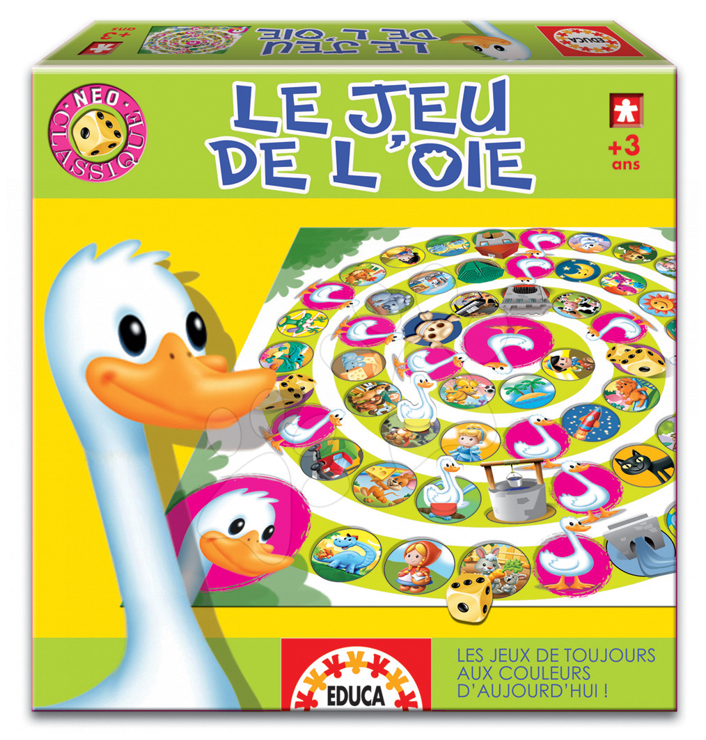 Cudzojazyčné spoločenské hry - Spoločenská hra Le Jeu de L' Oie Educa vo francúzštine