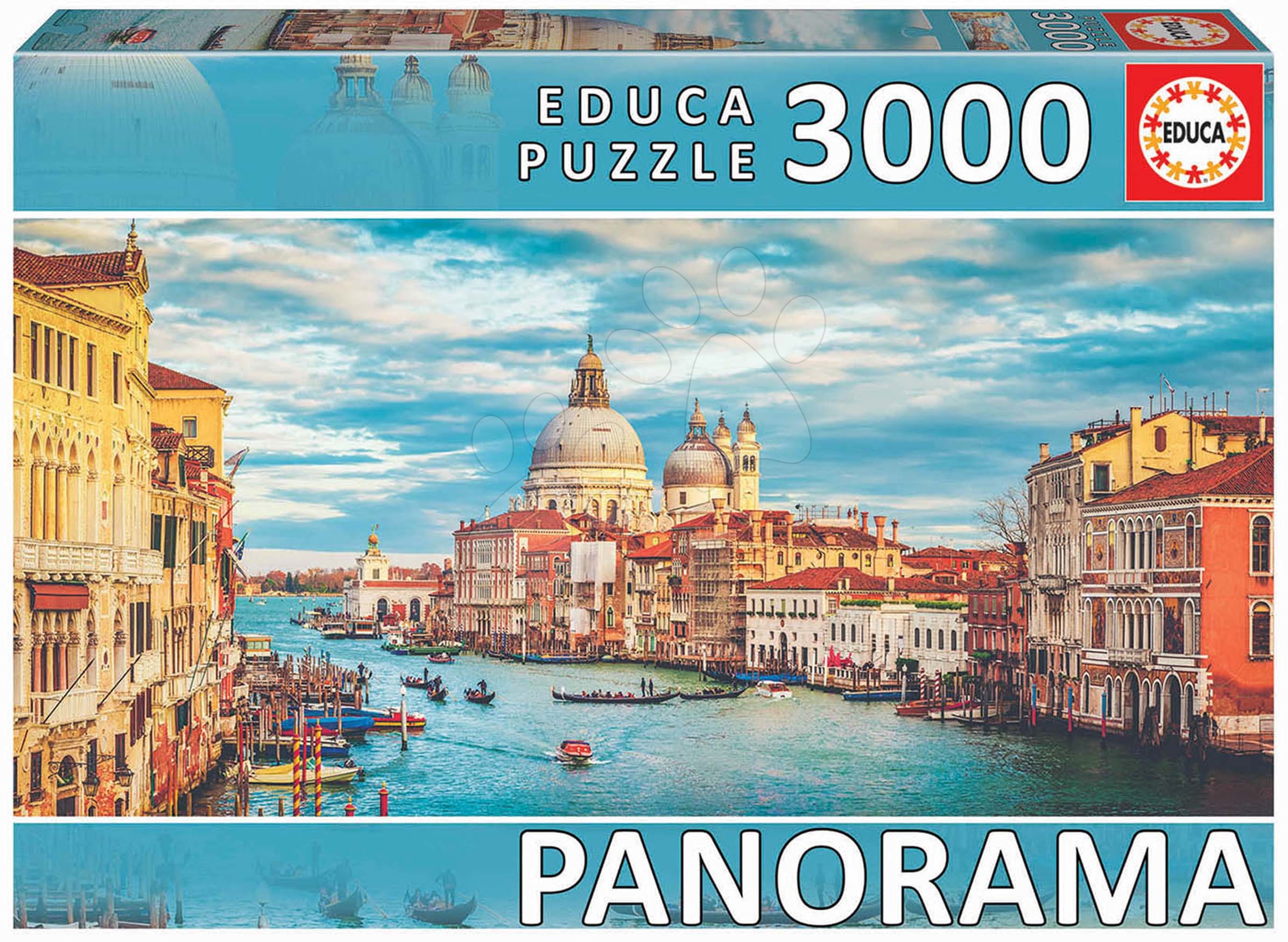 Panoráma puzzle - Puzzle Grand canal Venice Educa 3000 darabos 11 évtől