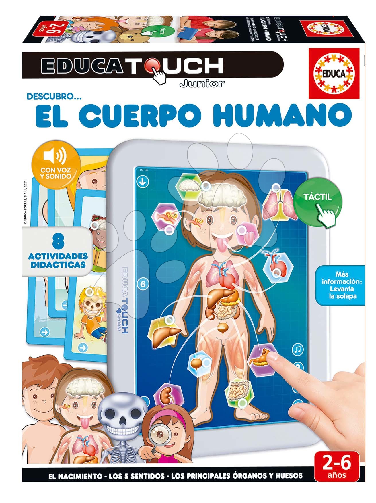 E-shop Tablet elektronický El Cuerpo Humano Educa Učíme sa o ľudskom tele po španielsky od 2 rokov