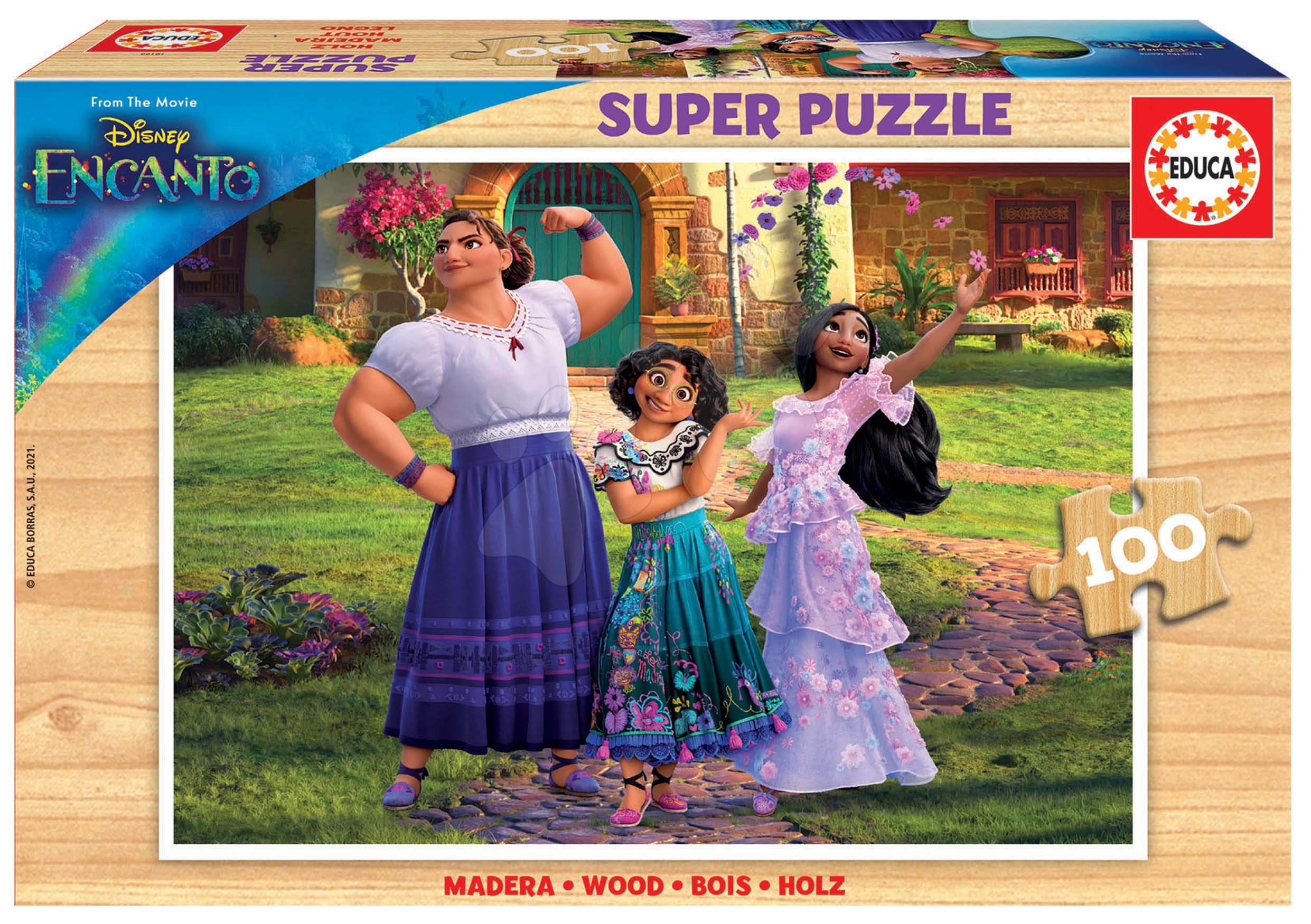 E-shop Drevené puzzle Encanto Disney Educa 100 dielov od 6 rokov