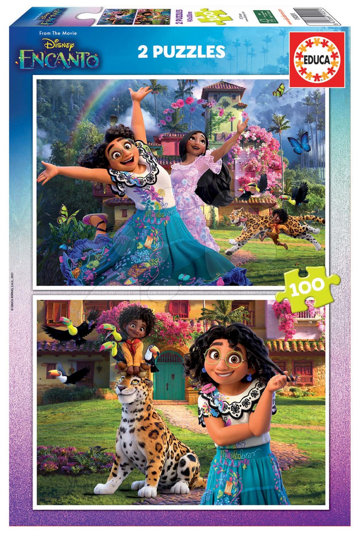 Puzzle Encanto Disney Educa 2x100 darabos 6 évtől