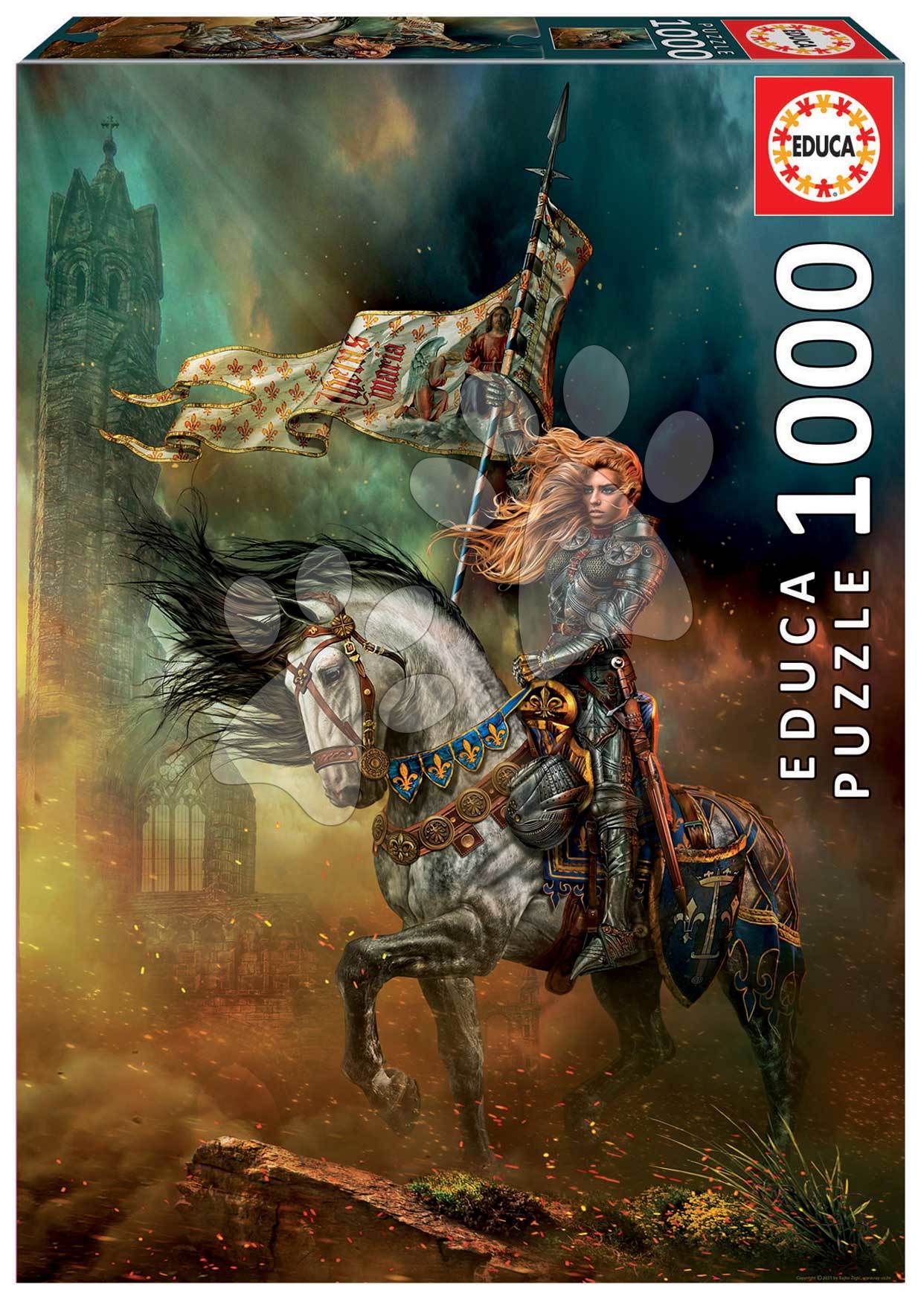 E-shop Puzzle Joan of Arc Educa 1000 dielov a Fix lepidlo