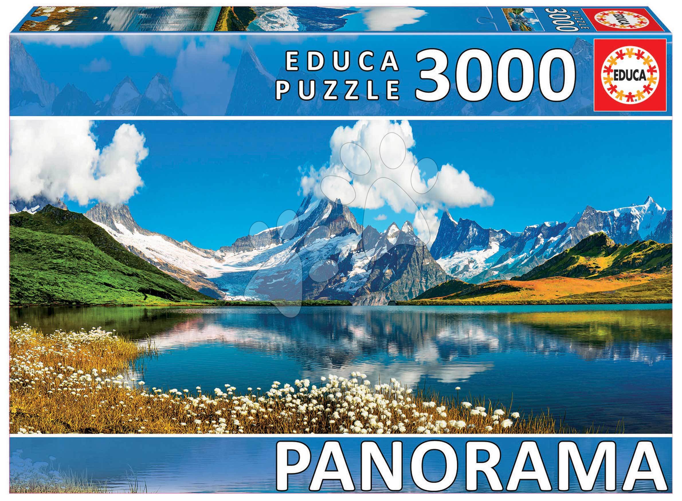 Puzzle 3000 dílků - Puzzle Bachalpsee Lake Switzerland Educa 3000 dílků