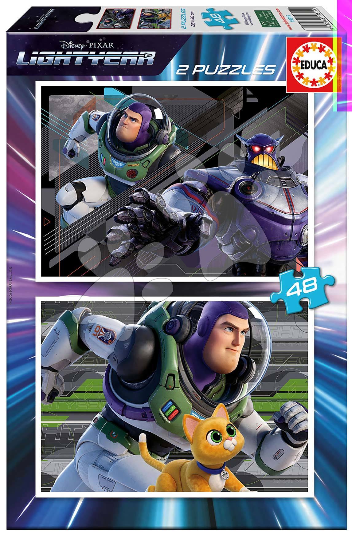 Puzzle Lightyear Disney Educa 2 x 48 dílků