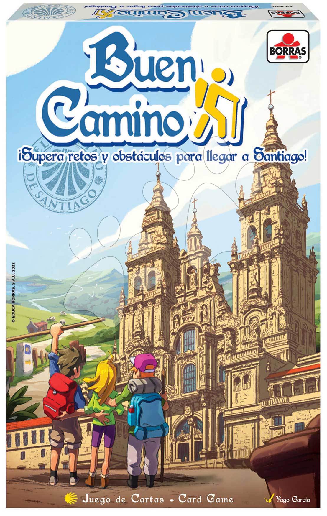 Spoločenská hra Buen Camino Card Game Educa 96 kariet od 8 rokov - v španielčine, francúzštine angličtine a portugalčine