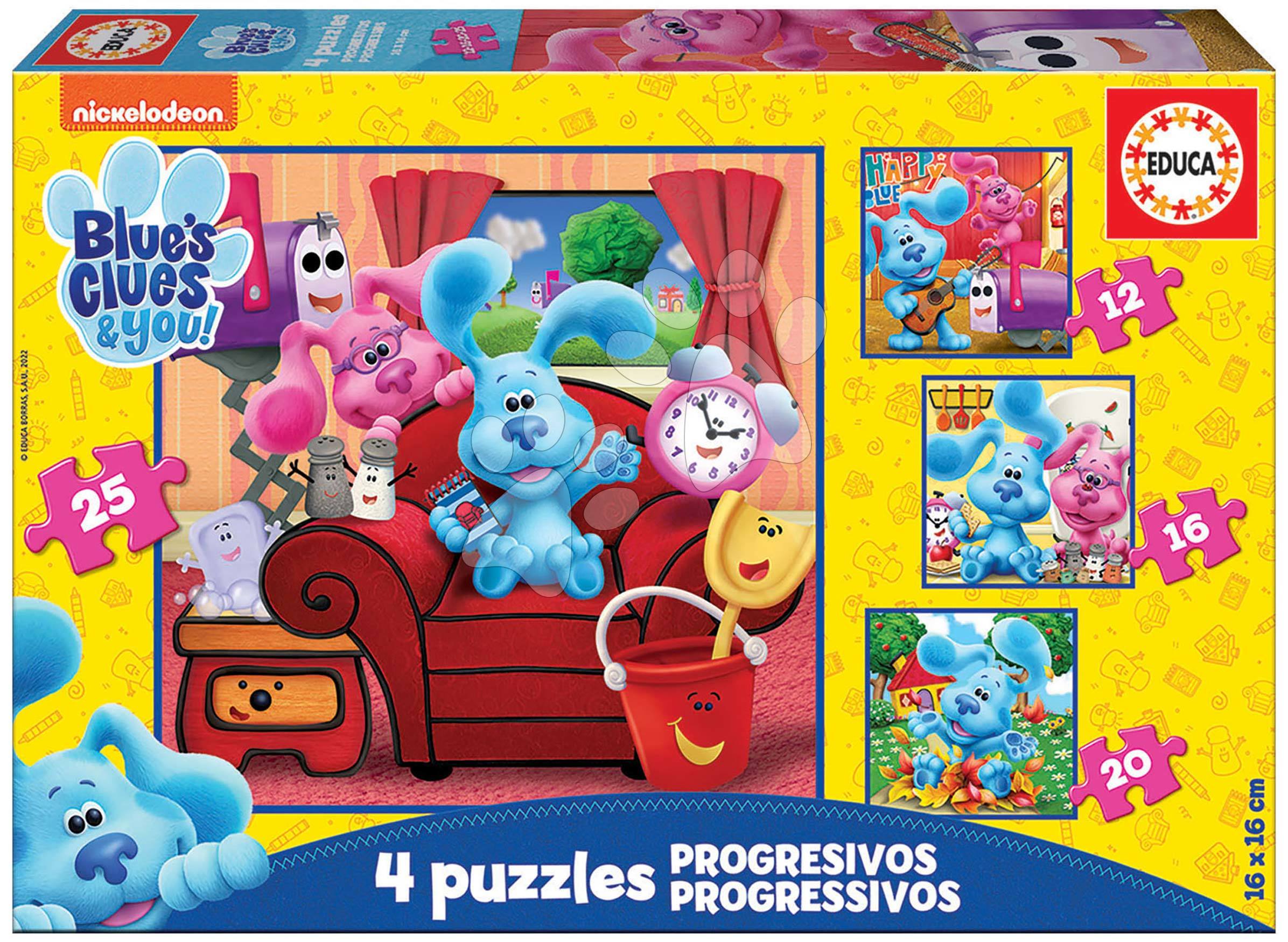 E-shop Puzzle Baby Puzzles Blue´s Clues Educa 12-16-20-25 dielov