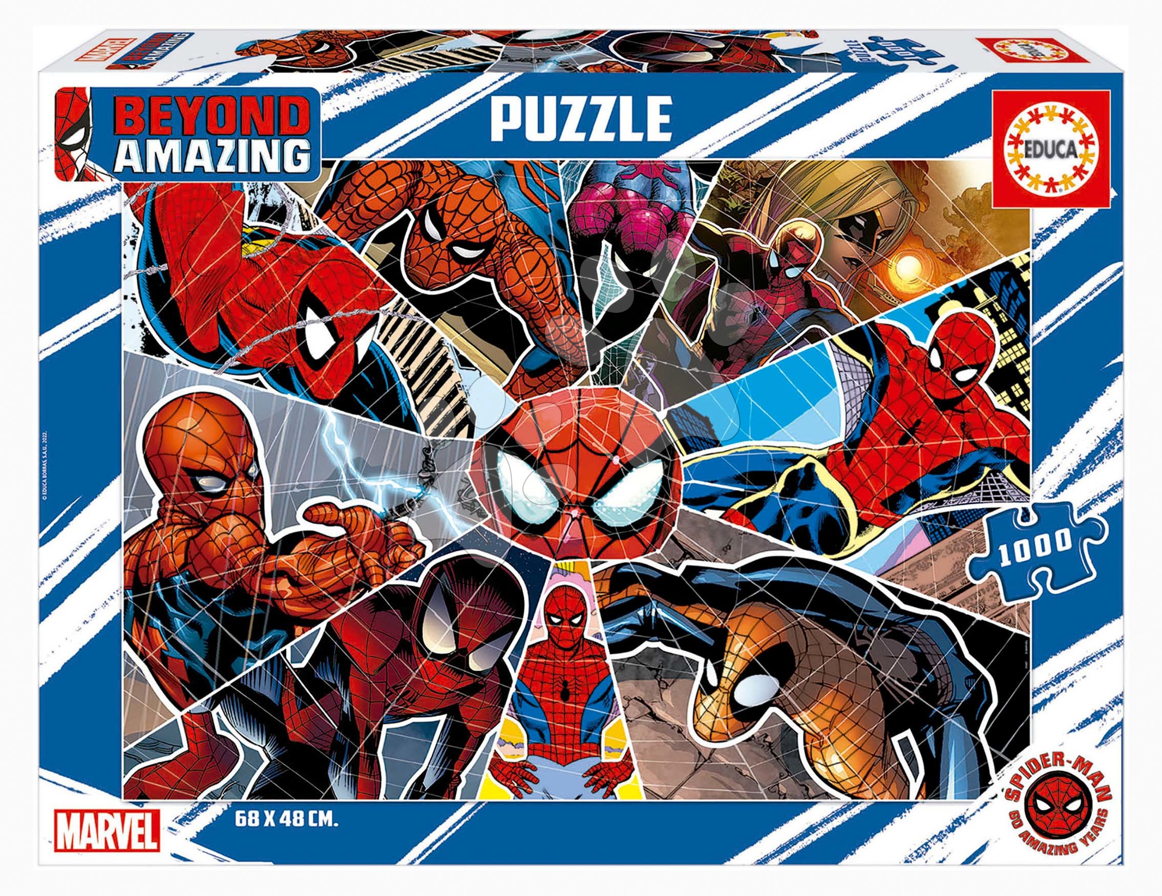 Puzzle Spiderman Beyond Amazing Educa 1000 dielov a Fix lepidlo EDU19487