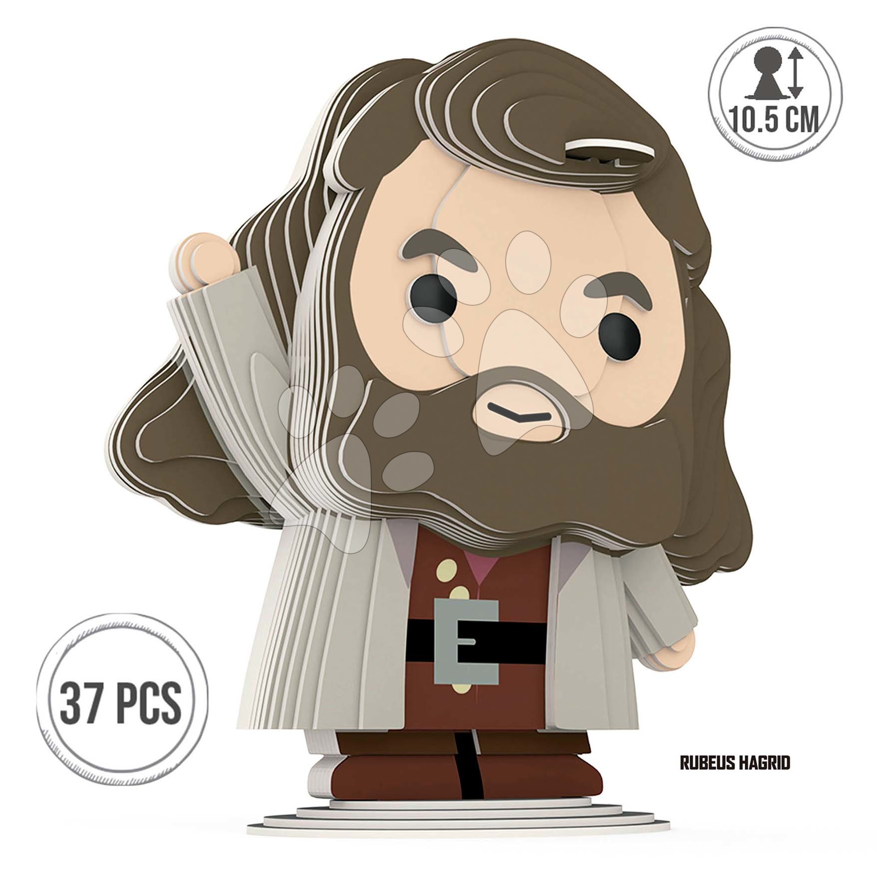 Puzzle figura 3D Rubeus Hagrid Educa 37 darabos 6 évtől