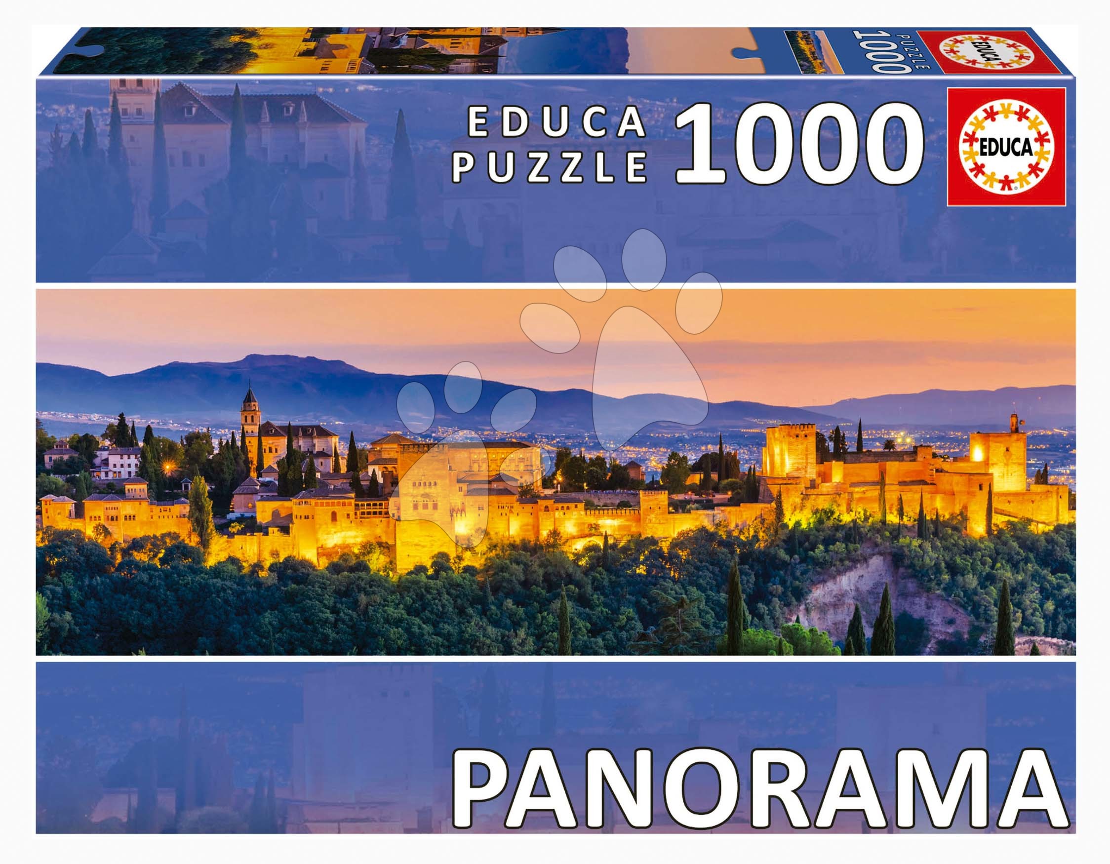 Puzzle Alhambra Granada Educa 1000 darabos és Fix ragasztó