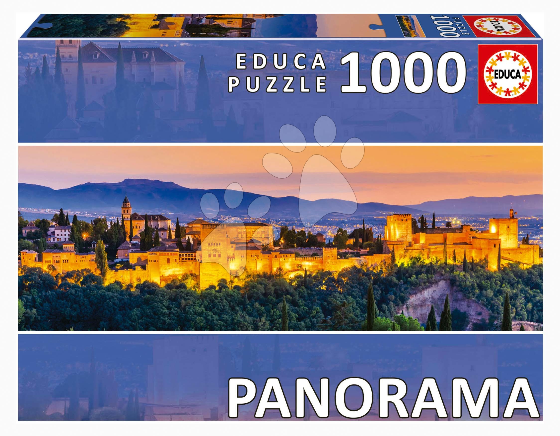 Puzzle Alhambra Granada Educa 1000 dílků a Fix lepidlo