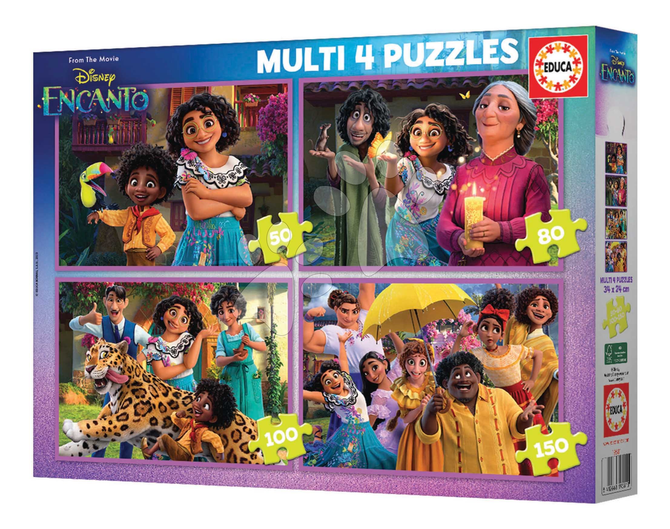 Jeu D'occasion Reconditionné : 4 Puzzles Progressifs - Reine Des Neiges - Clementoni – Yoti Boutique
