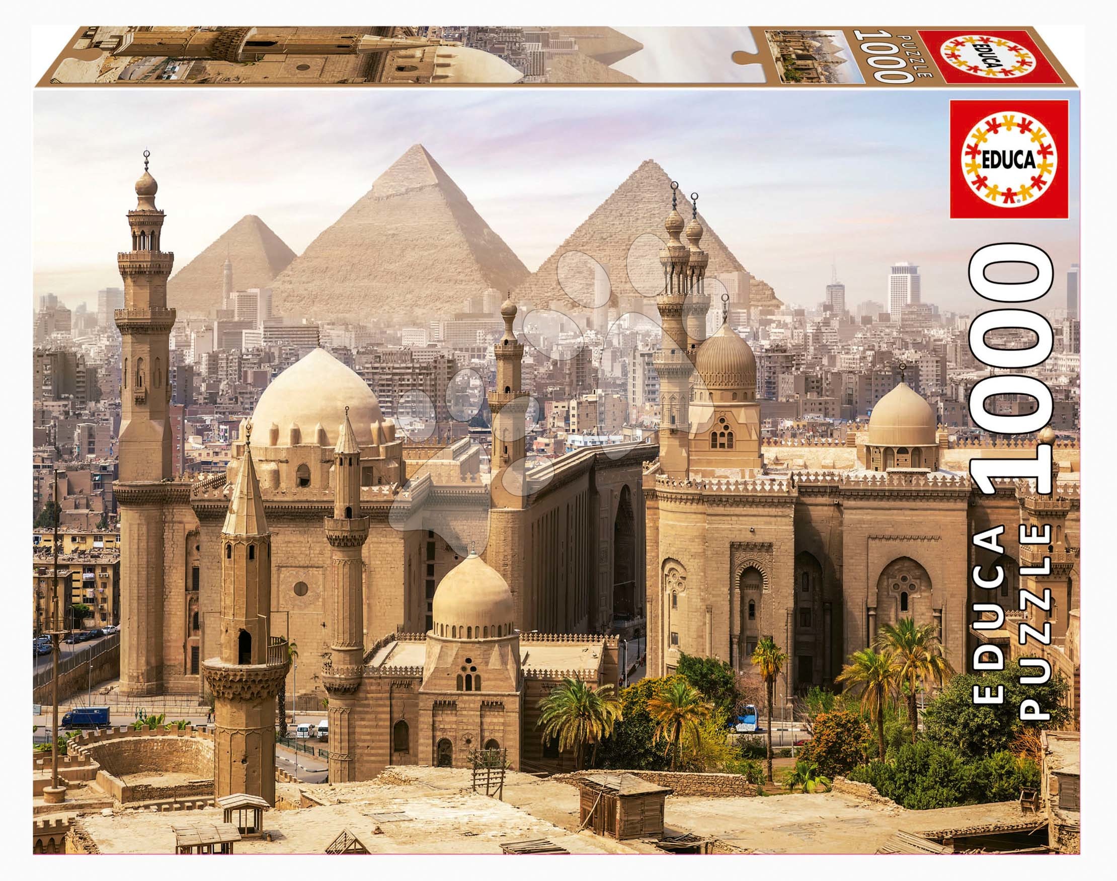 Puzzle Cairo Egypt Educa 1000 dielov a Fix lepidlo