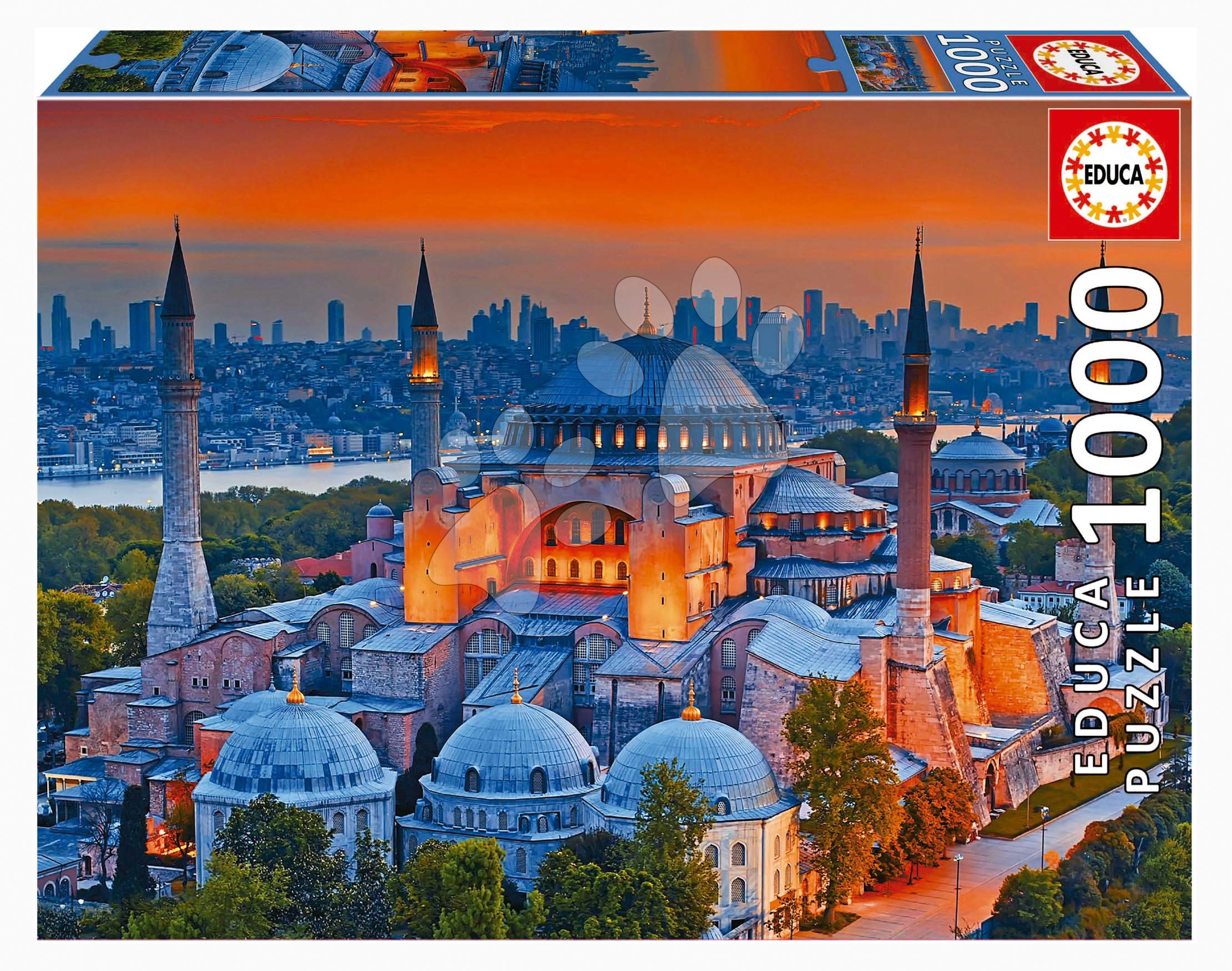 Puzzle Blue Mosque Istanbul Educa 1000 dielov a Fix lepidlo