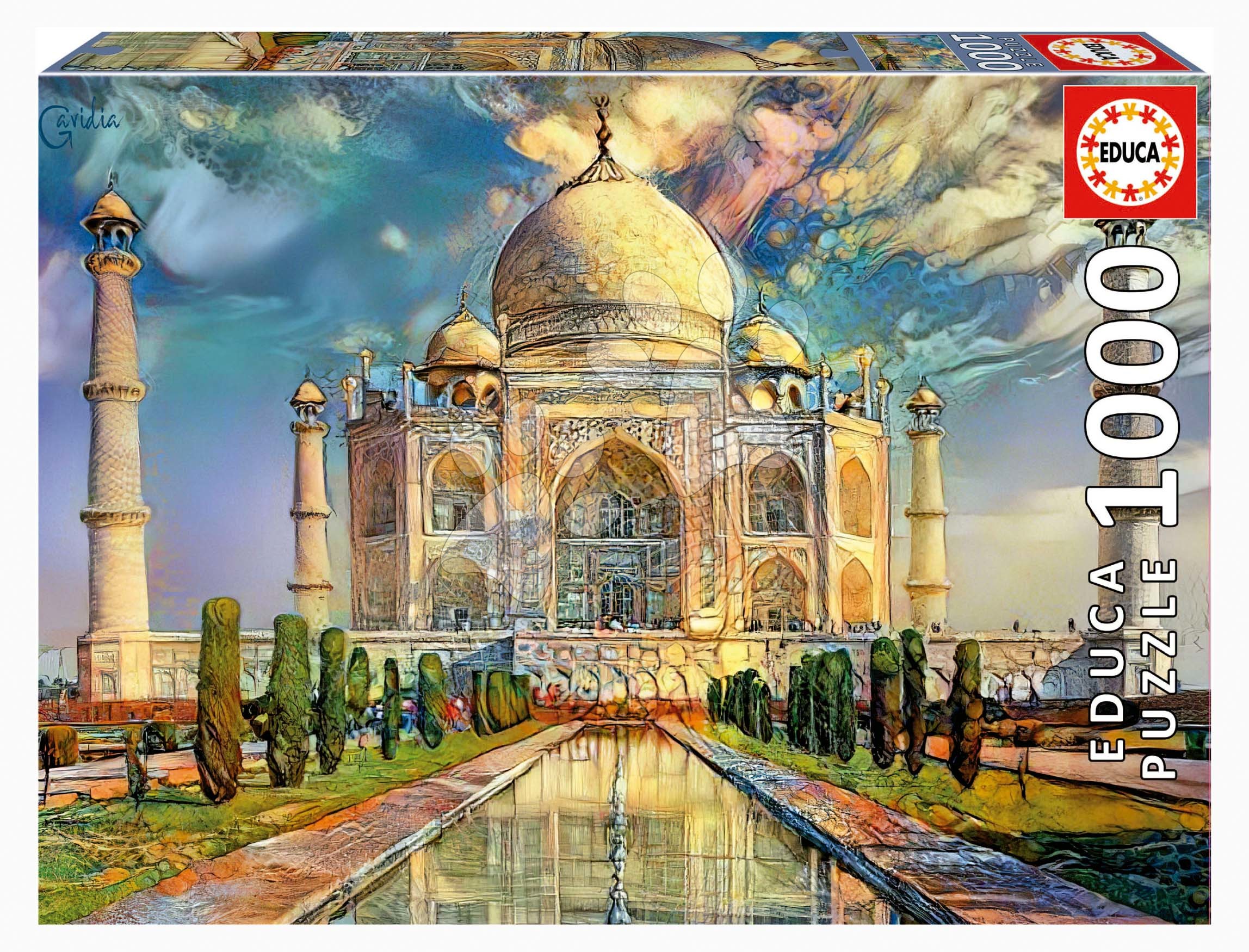 Puzzle Taj Mahal Educa 1000 dílků a Fix lepidlo