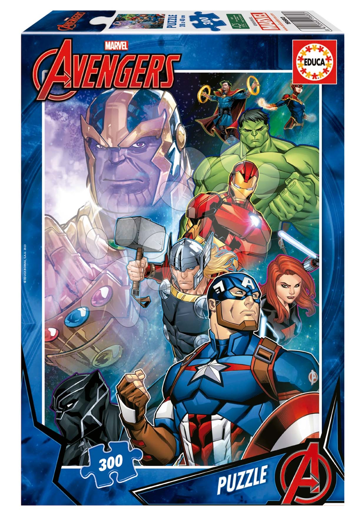 Puzzle Avengers Educa 300 dielov od 8 rokov