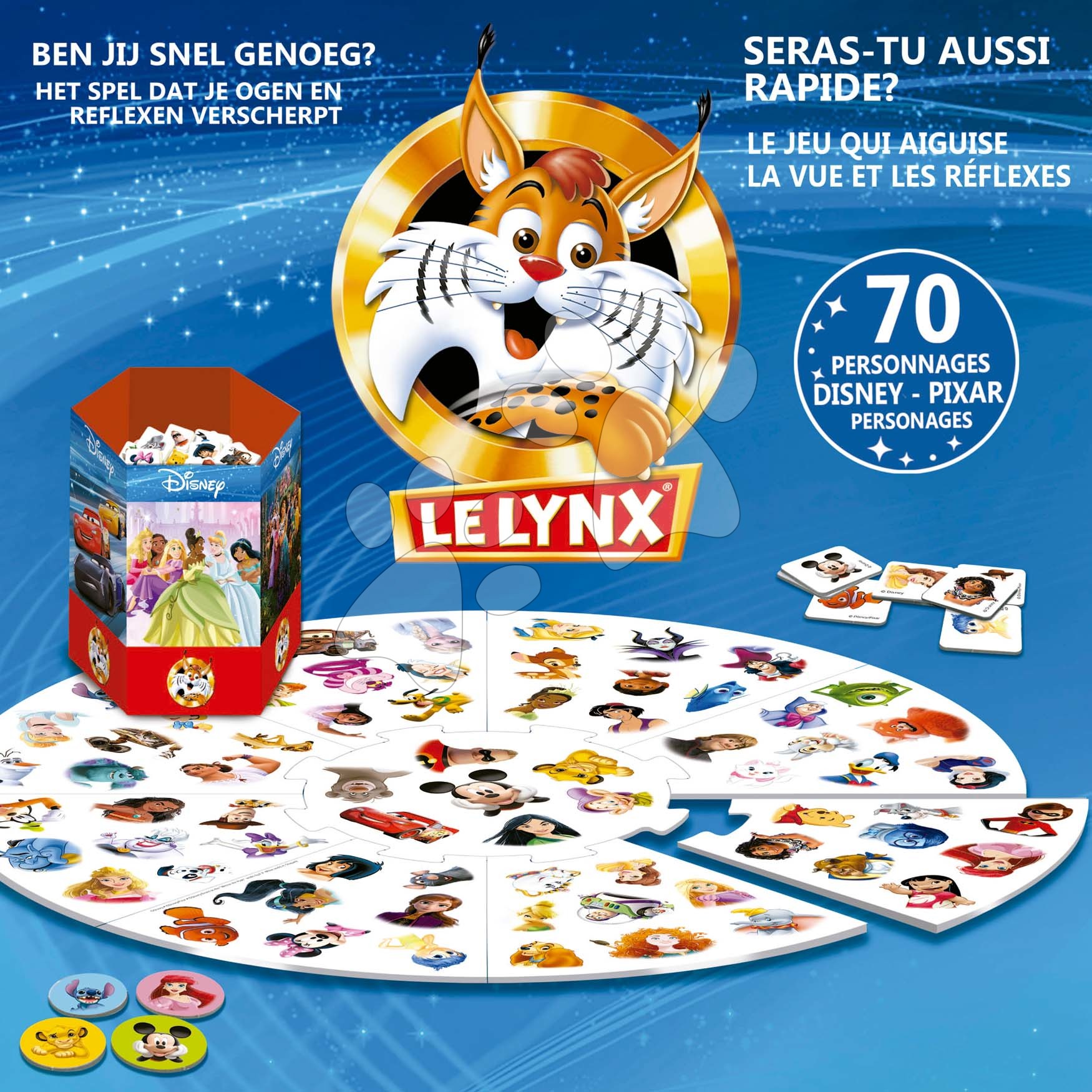 EDUCA Hra Lynx - Disney 100, 70 obrázků