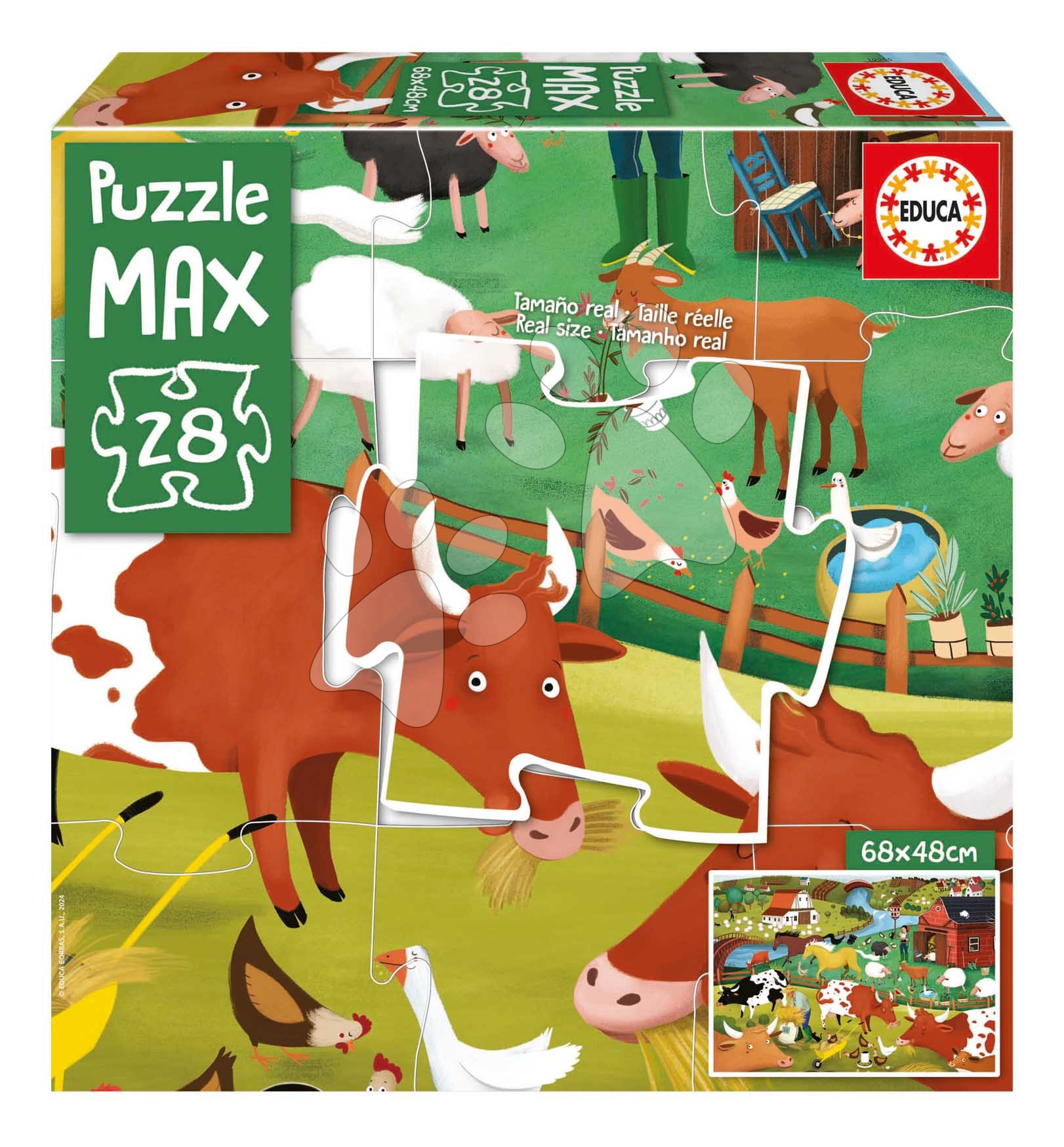 Educa - 2 Puzzle Da 100 Pezzi Dinosauri Per Bambini 6-8 Anni - Con Colla Fix Puzzle Inclusa (15620)