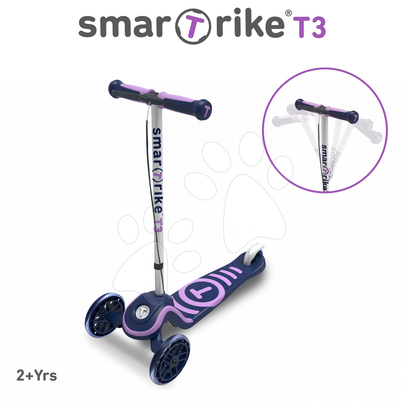 smarTrike gyermek roller T3 2000500 lila