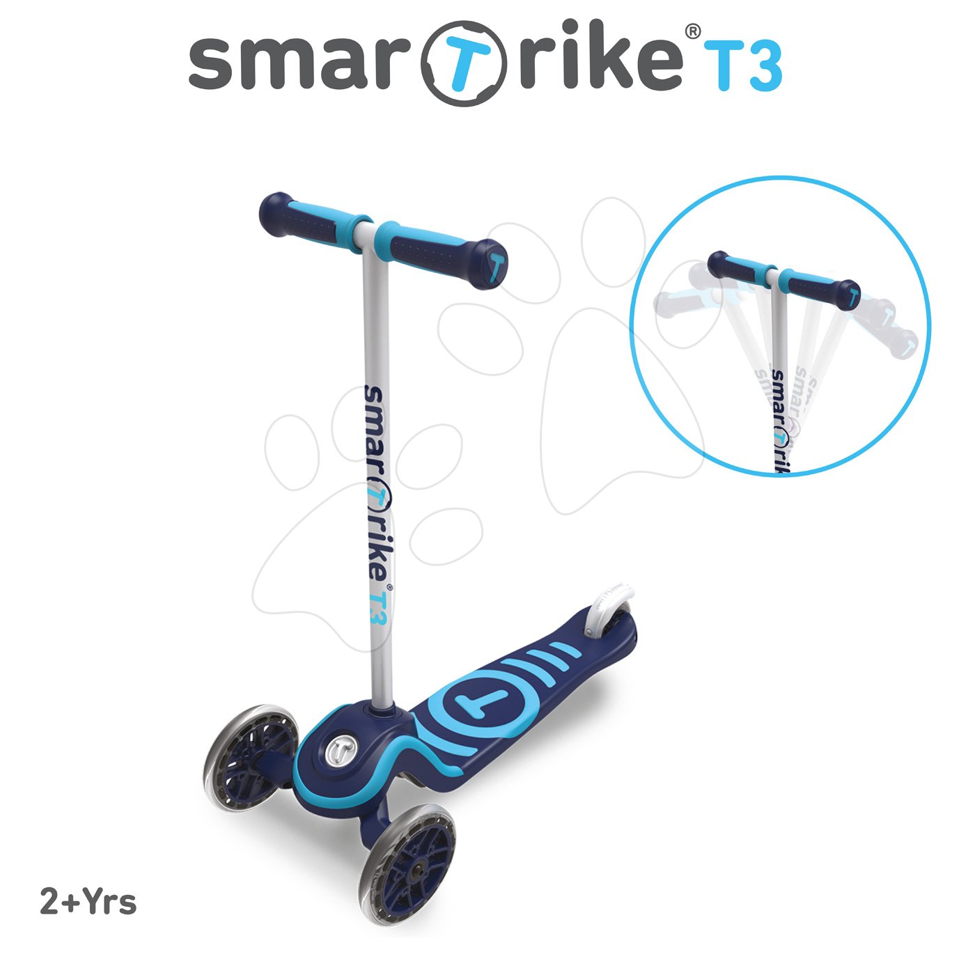 smarTrike dětská koloběžka T3 2000800 modrá