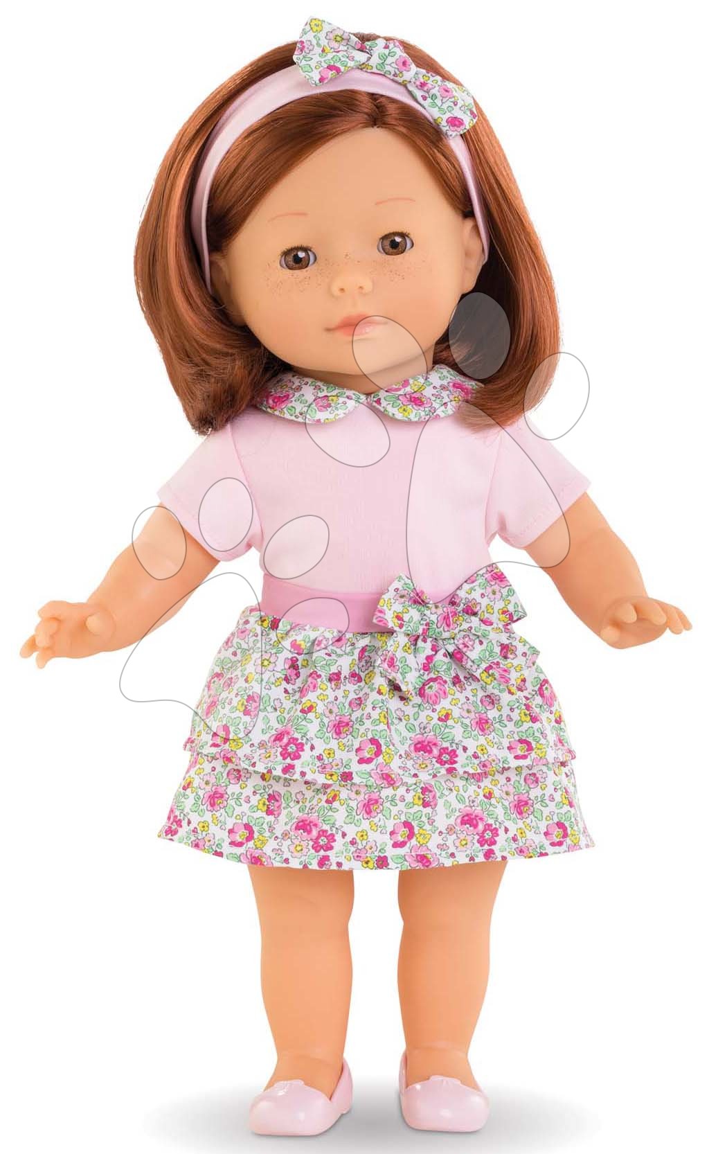 Bábiky od 4 rokov - Bábika na obliekanie Pia Ma Corolle hnedé vlasy a hnedé klipkajúce oči 36 cm od 4 rokov