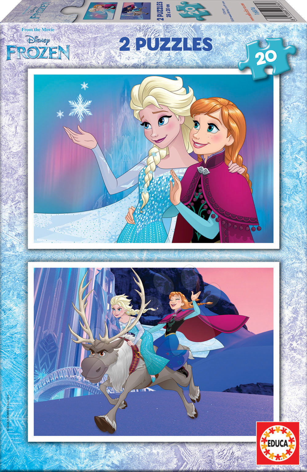 E-shop Detské puzzle Frozen Educa 2x20 dielov 16847