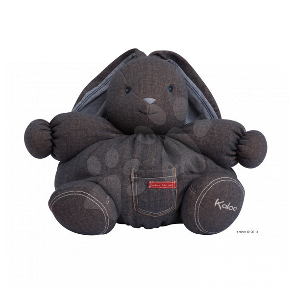 Plyšový zajačik Blue Denim-Maxi Chubby Kaloo 40 cm pre najmenších modrý
